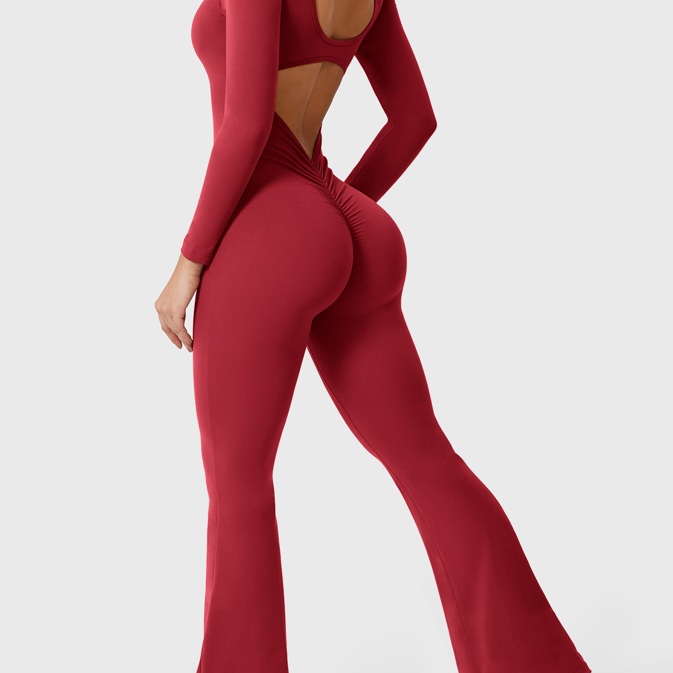 Yeoreo Lizvette Long Sleeves Flared Jumpsuit