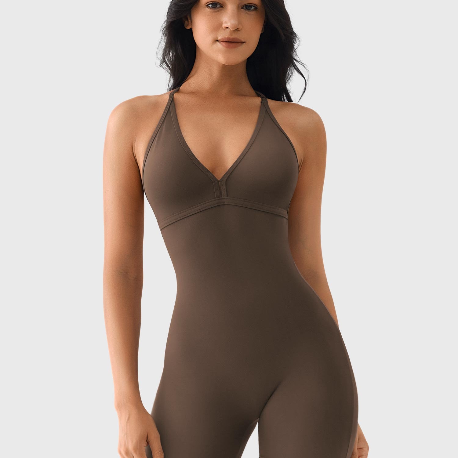 Yeoreo Taylor V Neck Backless Romper