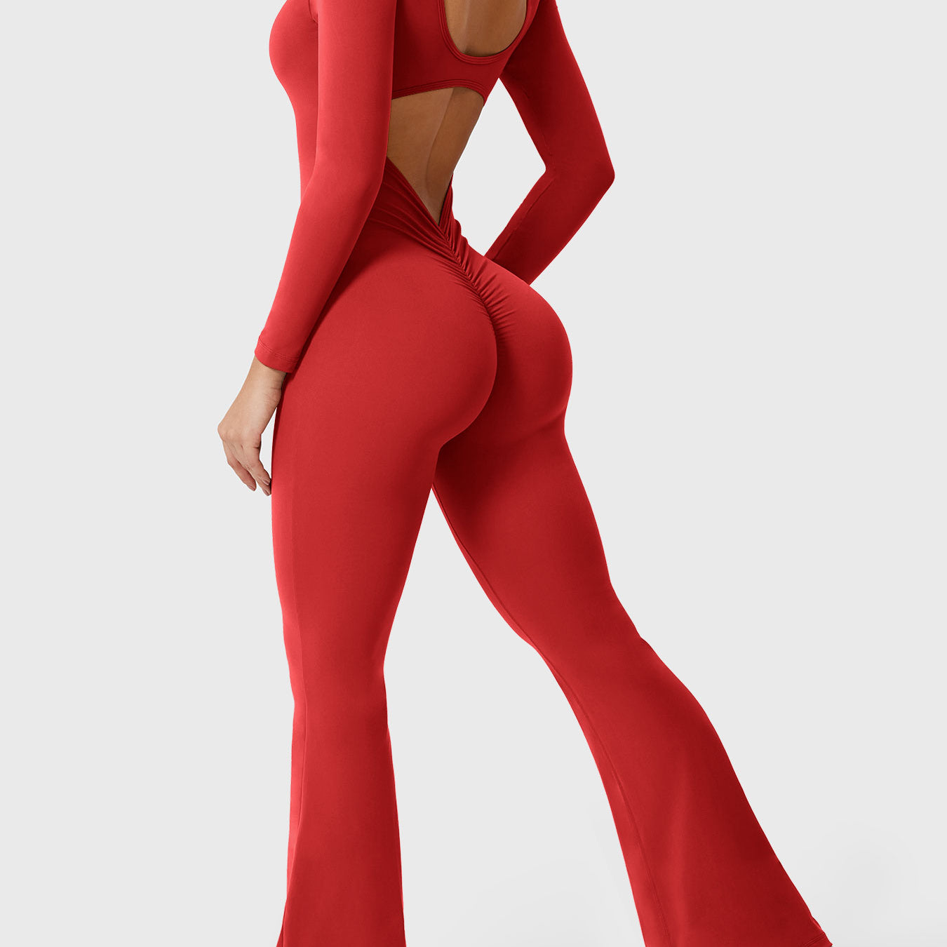 Yeoreo Lizvette Long Sleeves Flared Jumpsuit