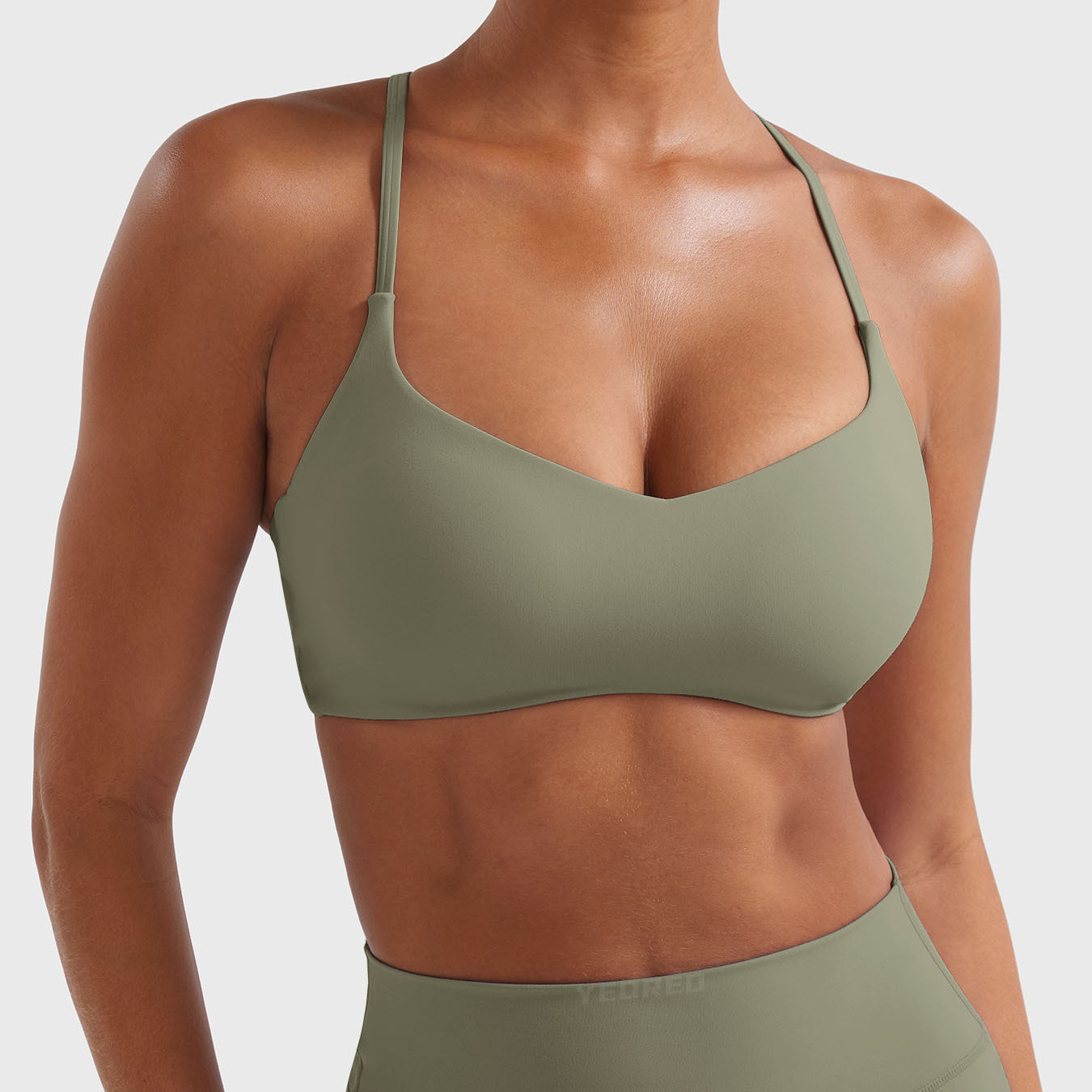 Yeoreo Paisely Y‑Back Sports Bra