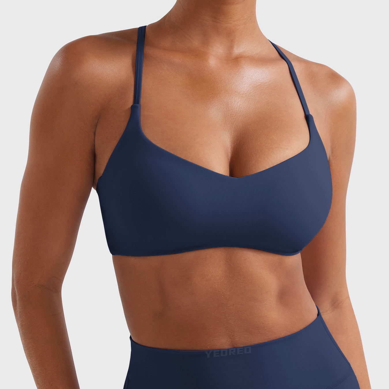 Yeoreo Paisely Y‑Back Sports Bra