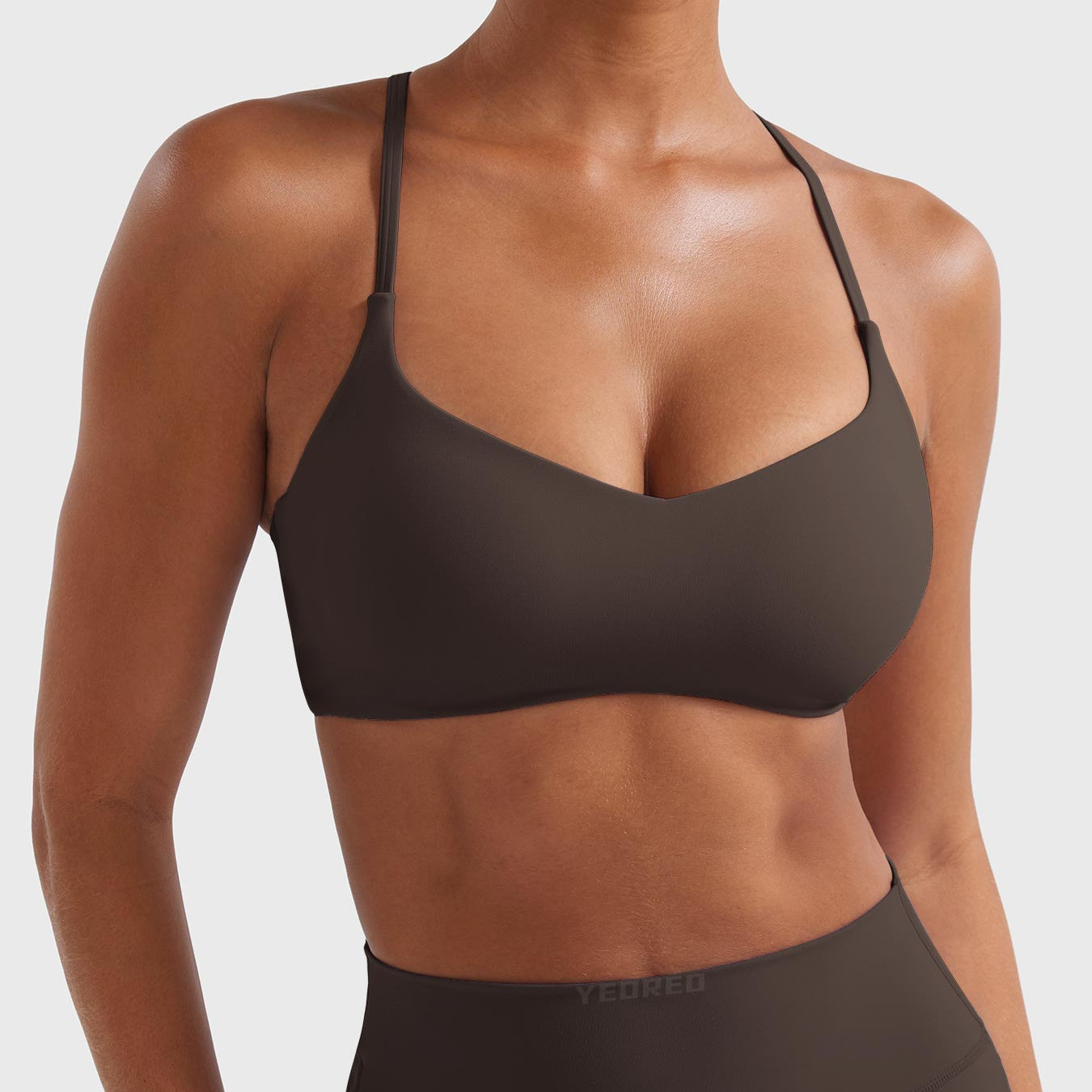 Yeoreo Paisely Y‑Back Sports Bra