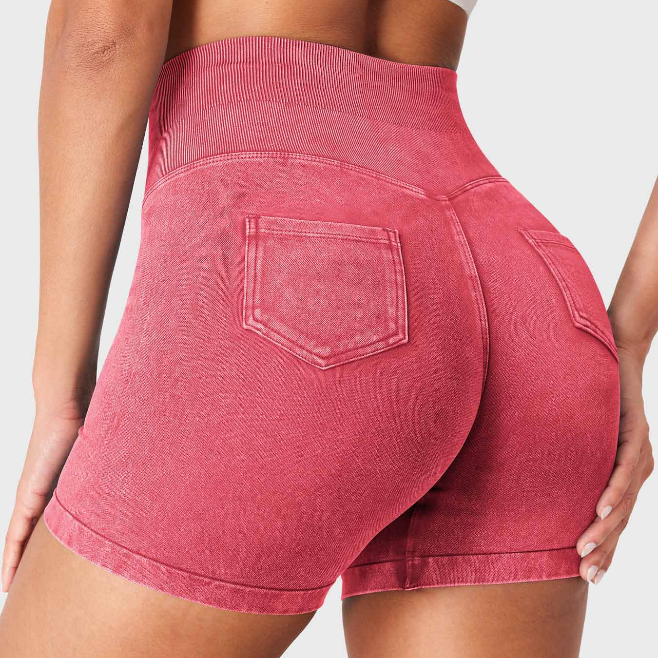 Yeoreo Bridgie Faux Denim Seamless Shorts