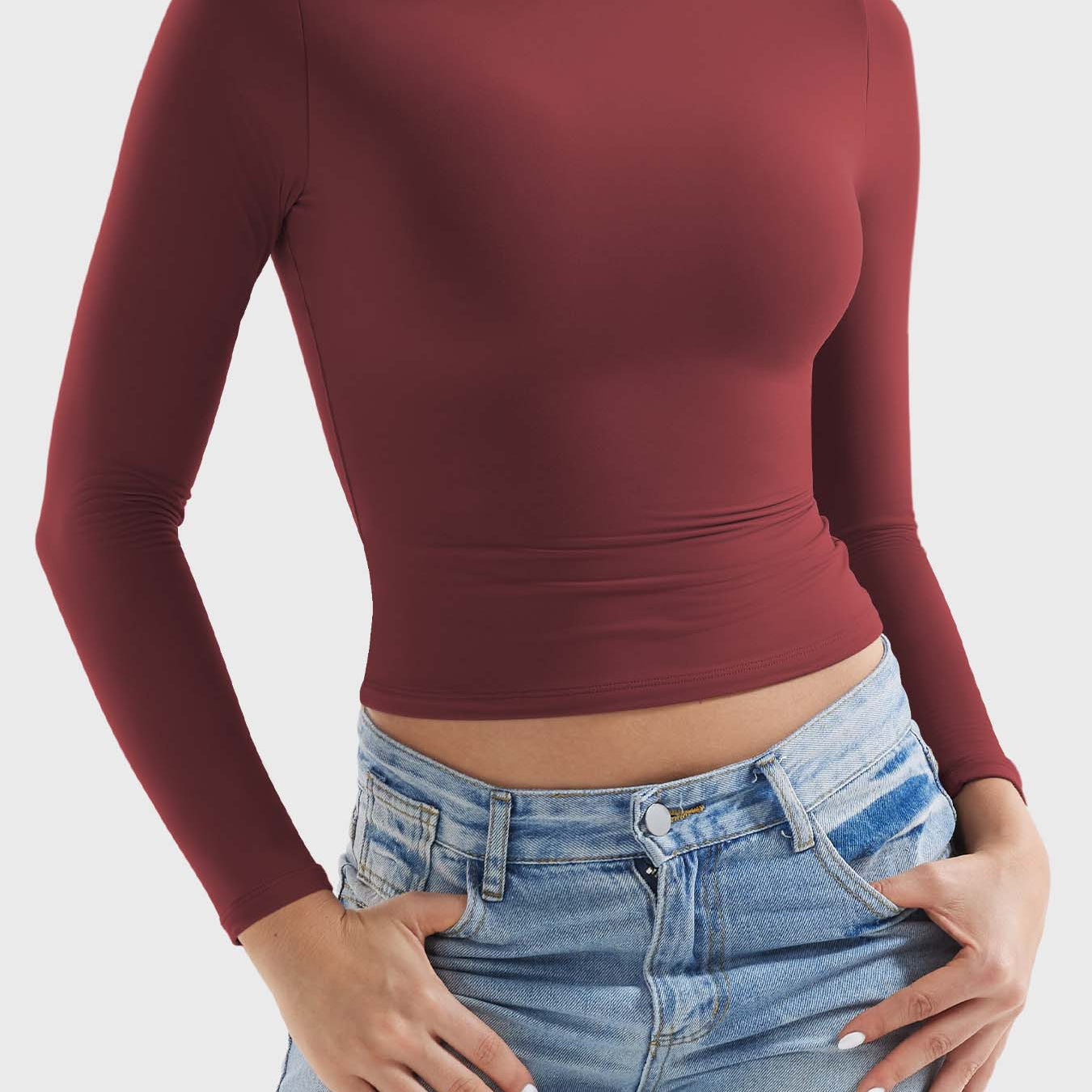 Yeoreo Sariah Turtle Neck Long Sleeves Shirts