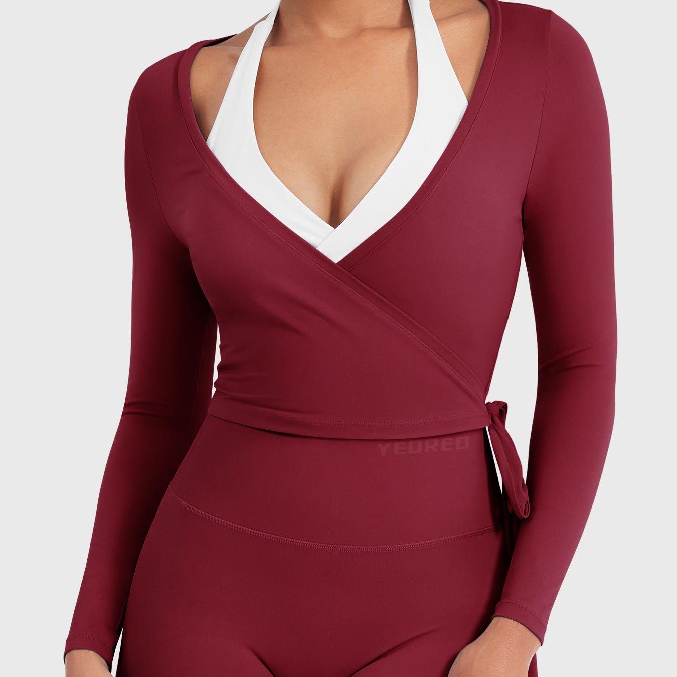 Yeoreo Michelie Long Sleeve Ballet Wrap Top