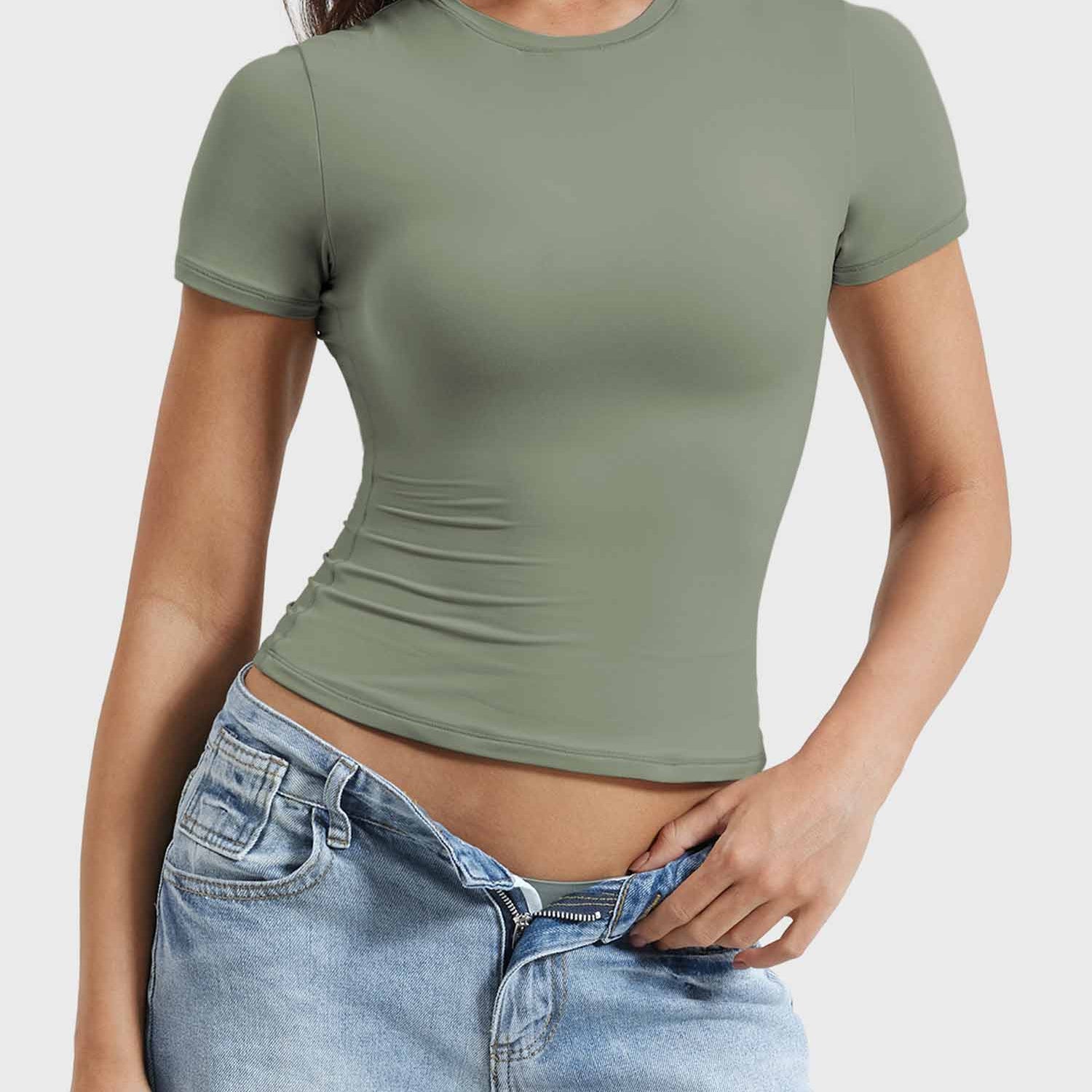 Yeoreo Sweeney Crew Neck Shirts