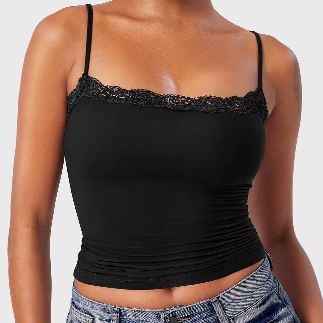 Yeoreo Annabely Square Neck Lace Tank