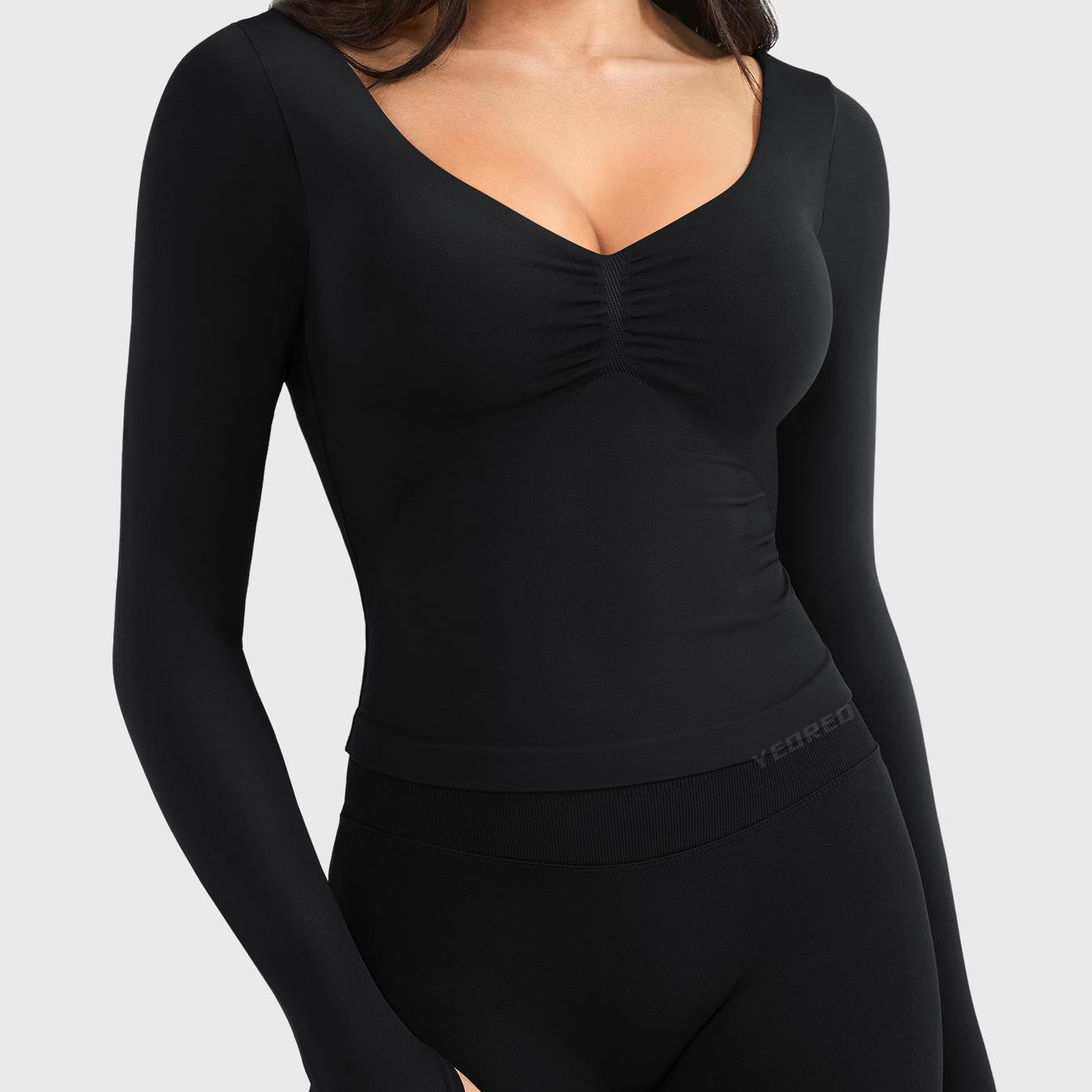 Yeoreo Agniee Seamless Long Sleeve Top