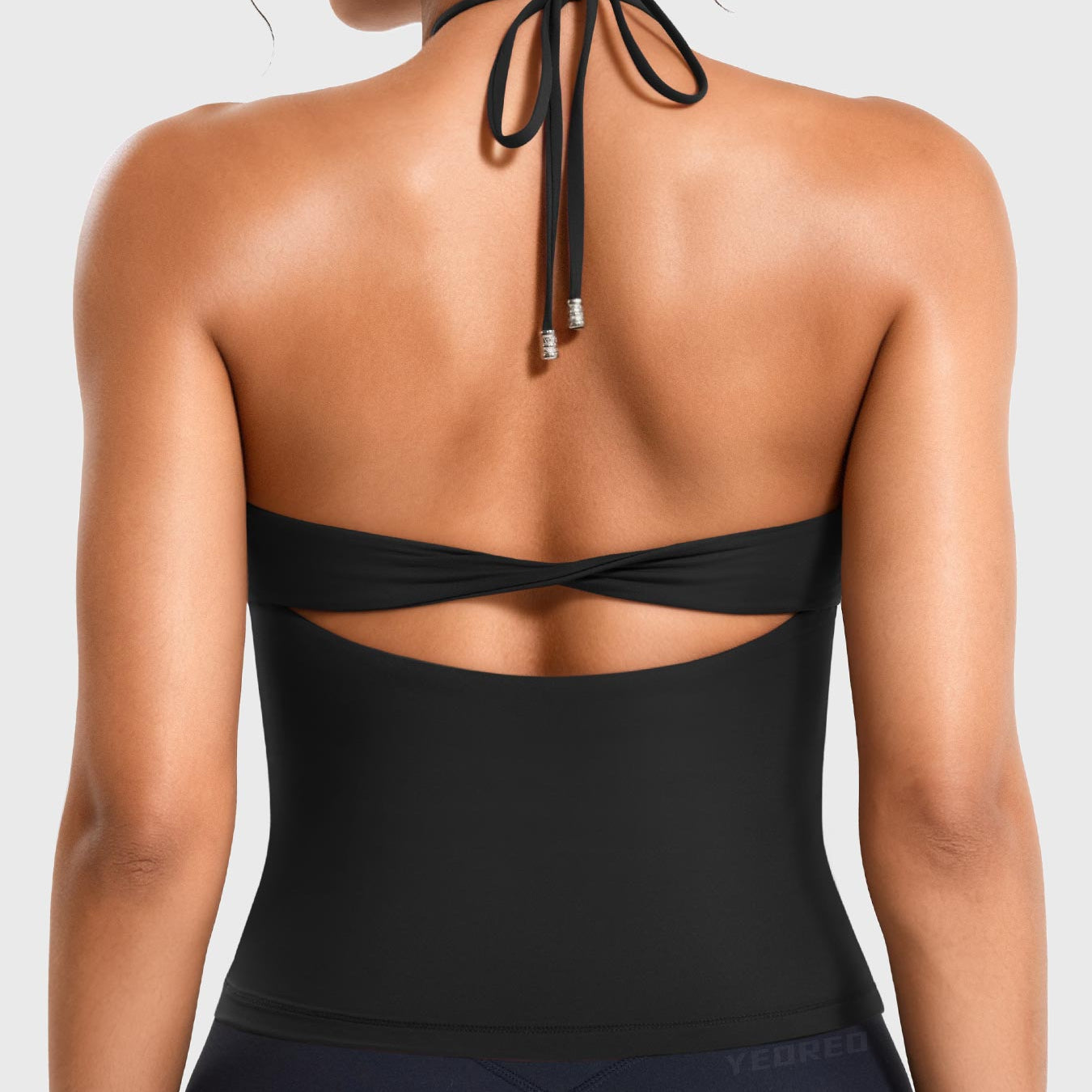 Yeoreo Vtina Halter Twist Back Tank