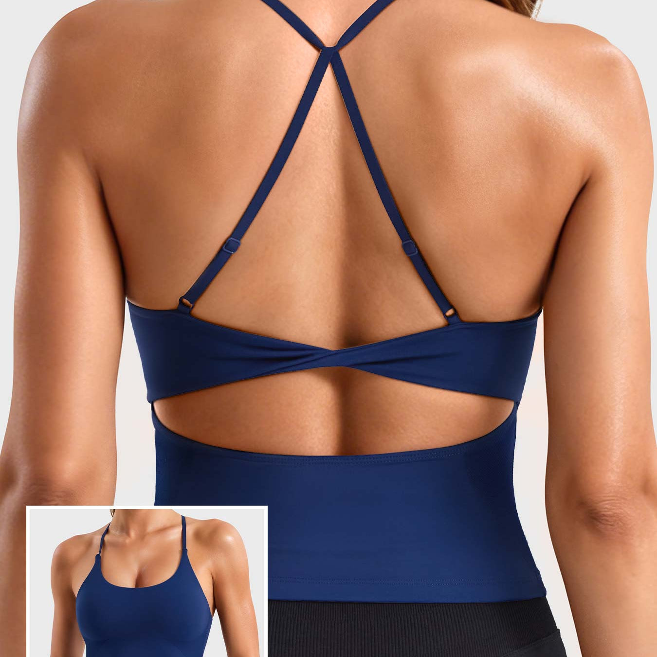 Yeoreo Sadiere Twist Back Tank