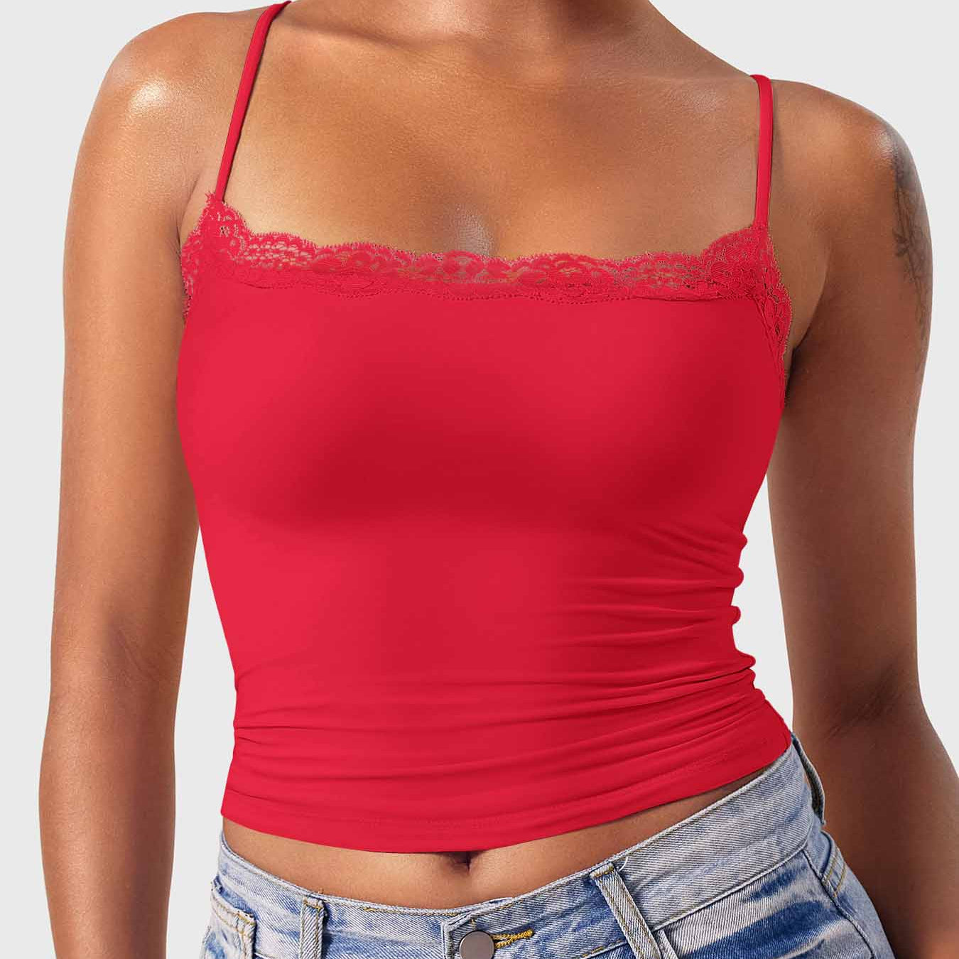 Yeoreo Annabely Square Neck Lace Tank