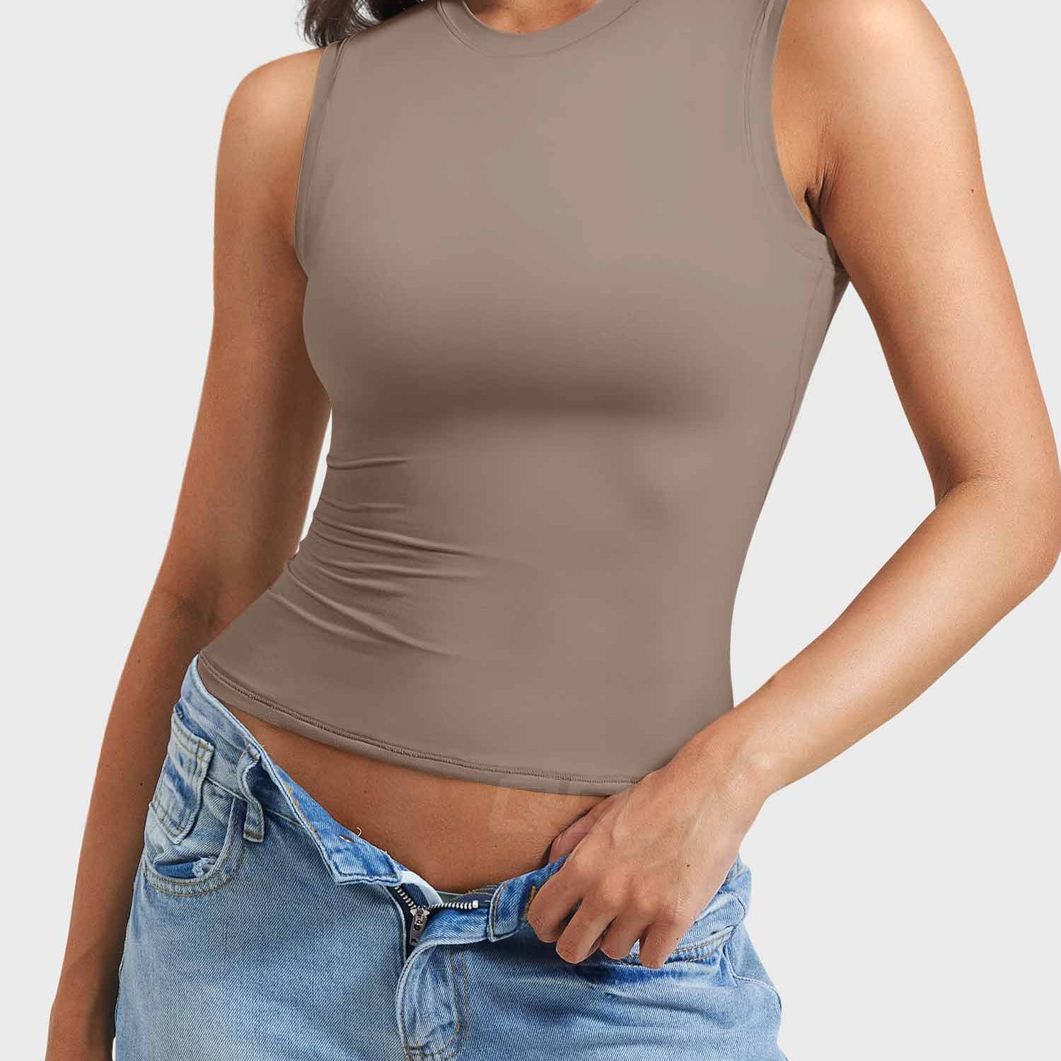 Yeoreo Sweeney Mock Neck Tank
