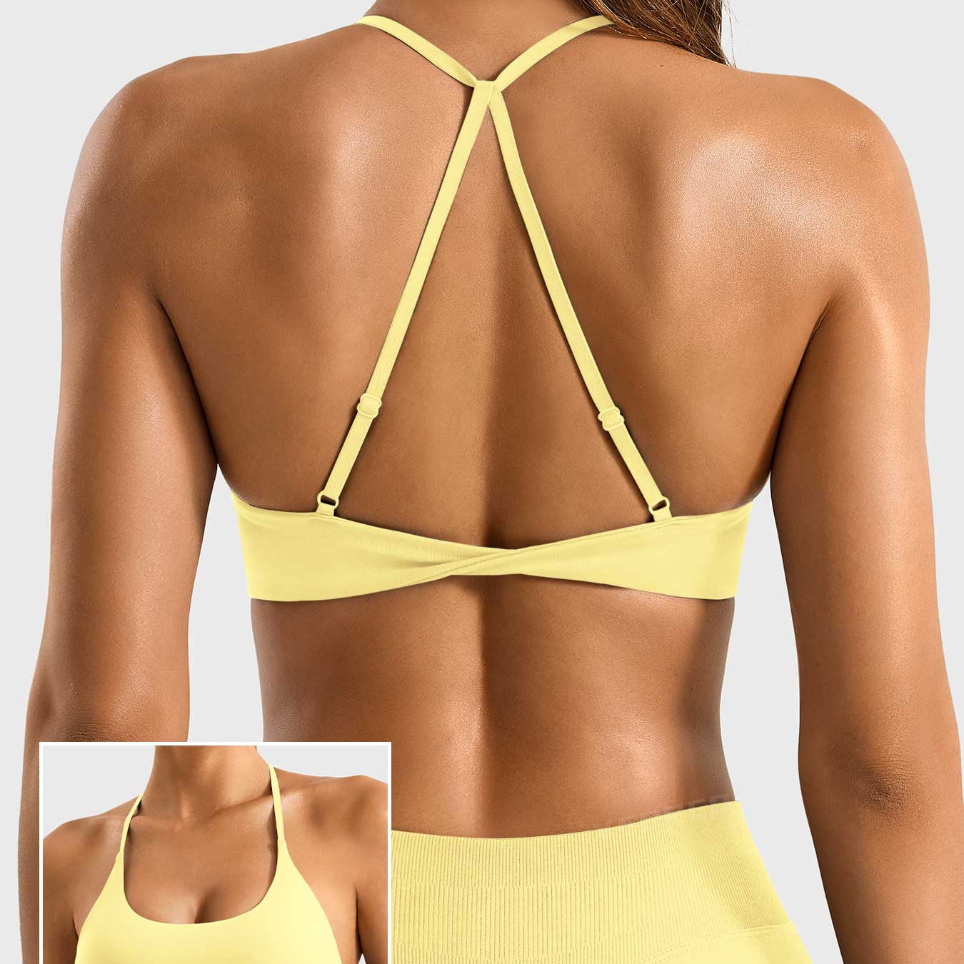 Yeoreo Sacni Twist Back Sports Bra