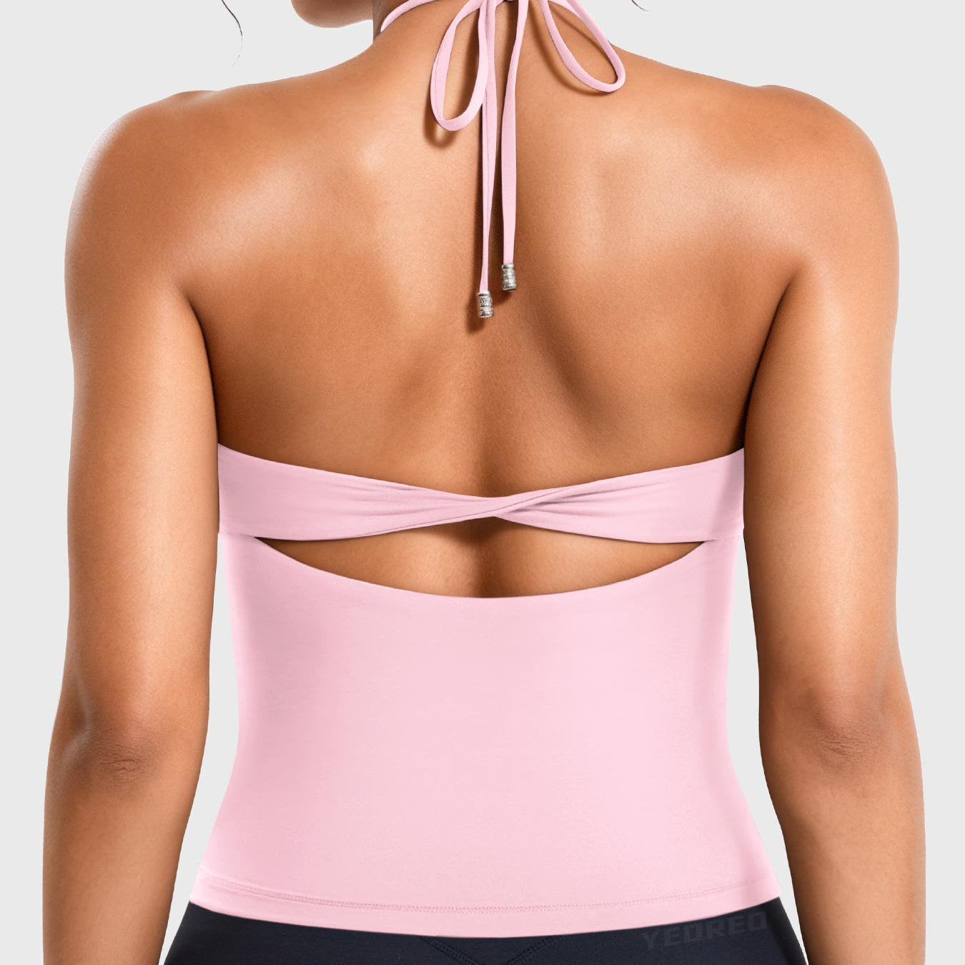 Yeoreo Vtina Halter Twist Back Tank