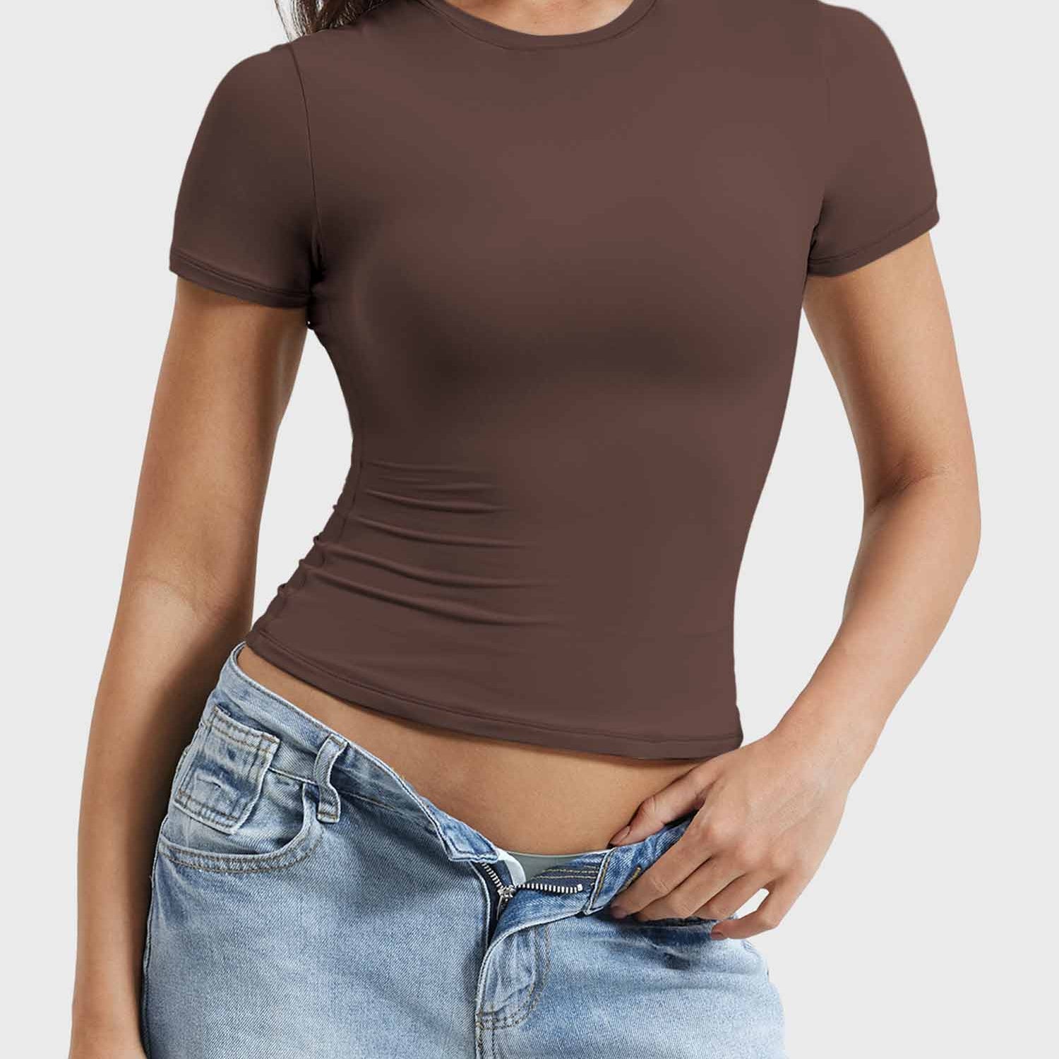 Yeoreo Sweeney Crew Neck Shirts