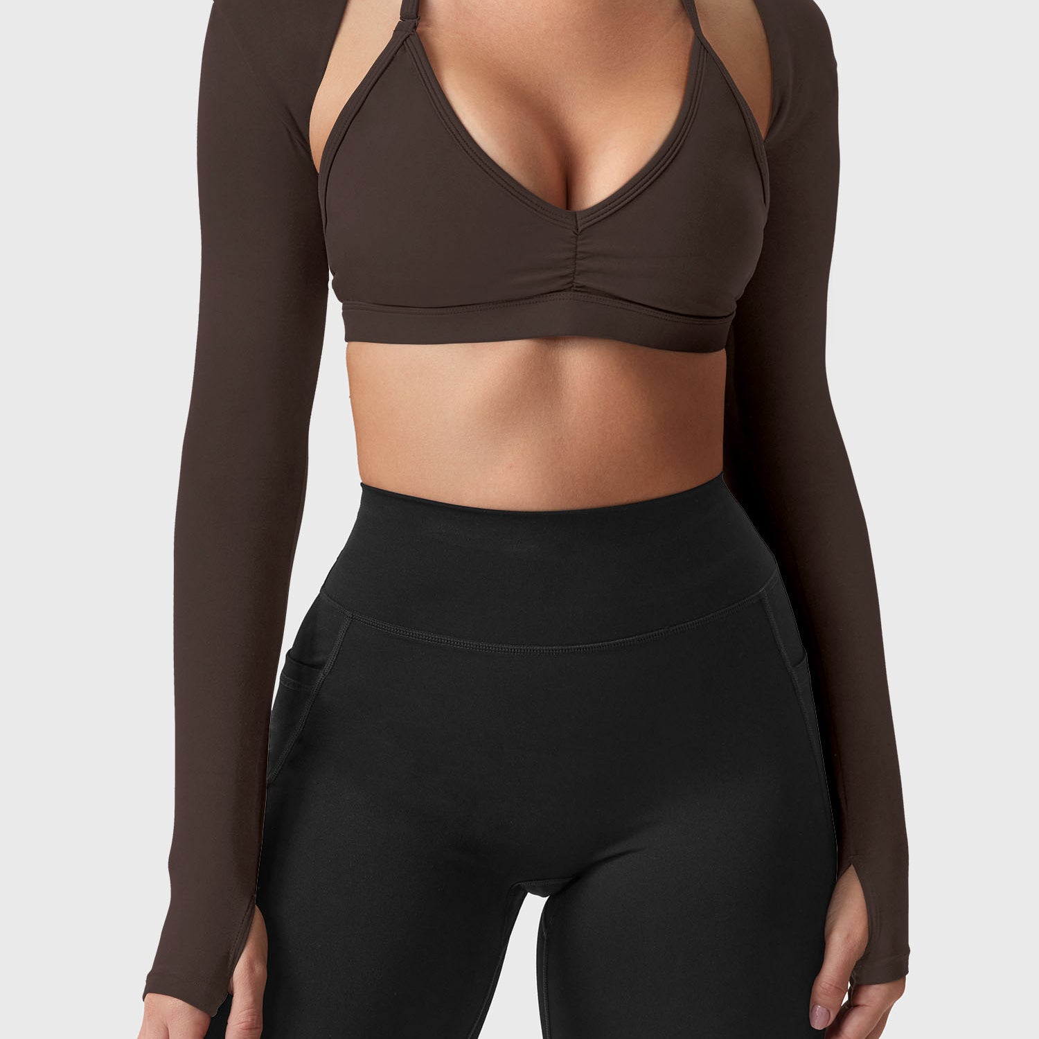 Yeoreo Mini Long Sleeve Bolero Shrug