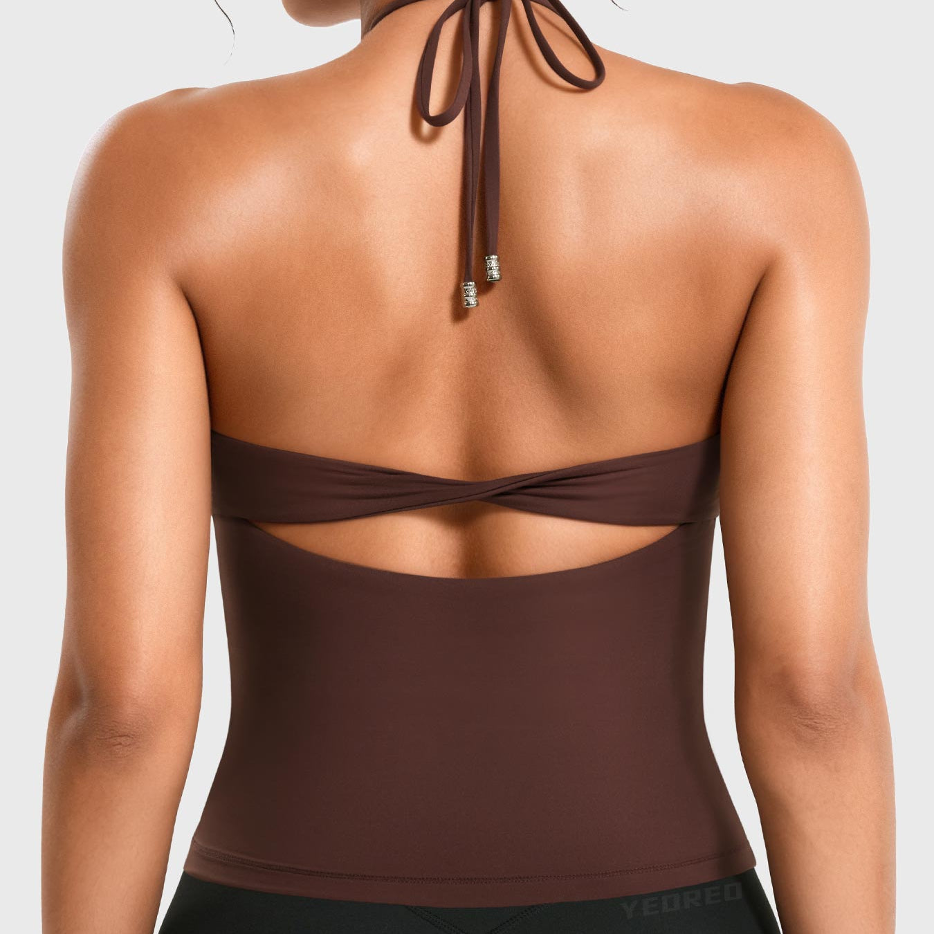 Yeoreo Vtina Halter Twist Back Tank