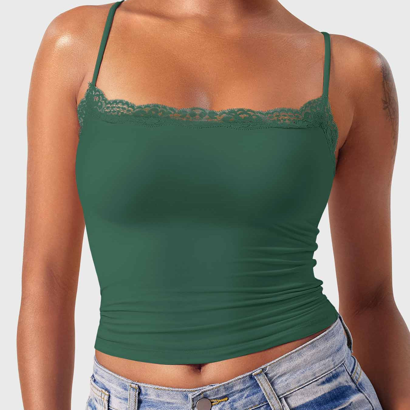 Yeoreo Annabely Square Neck Lace Tank