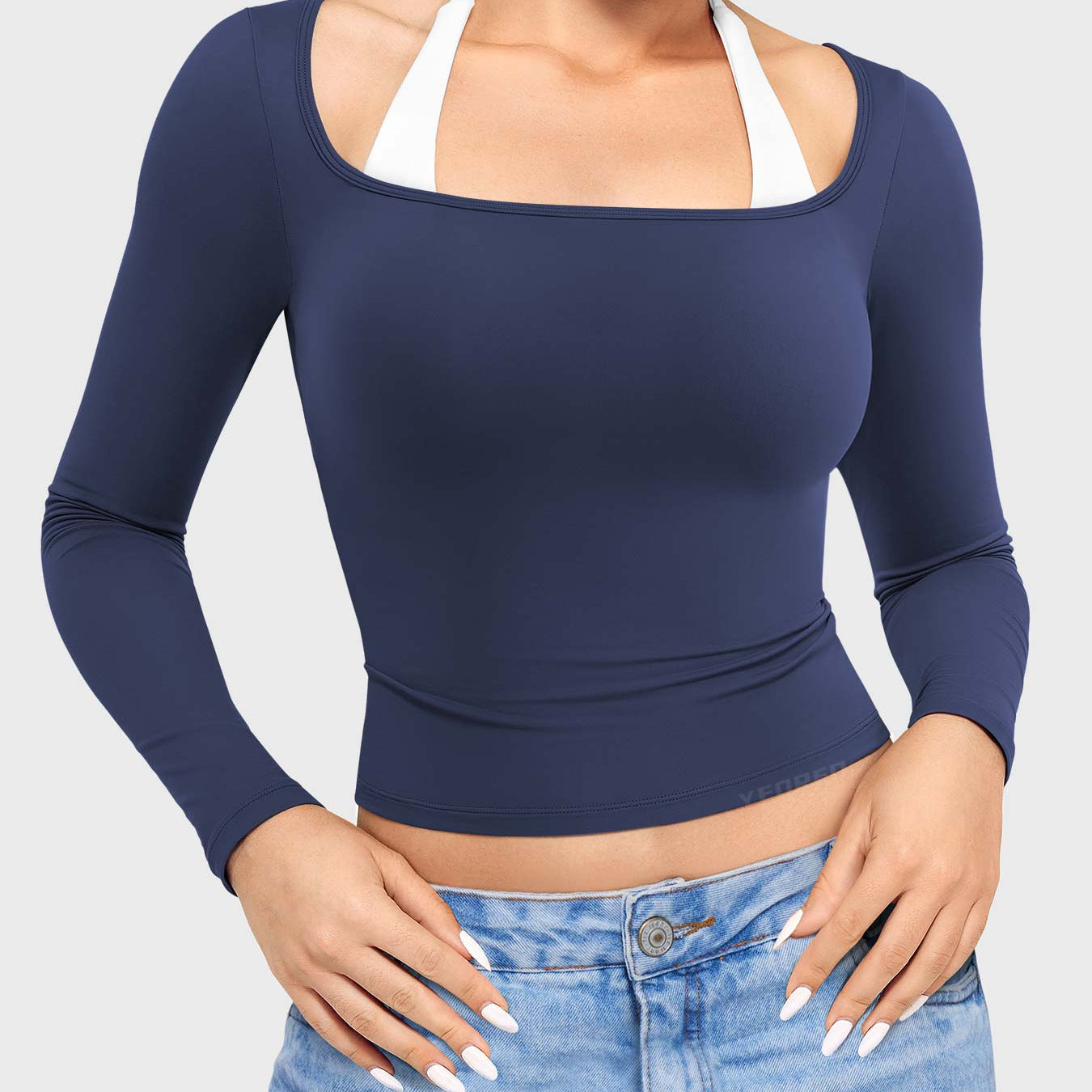 Yeoreo Arleney Square Neck Long Sleeve
