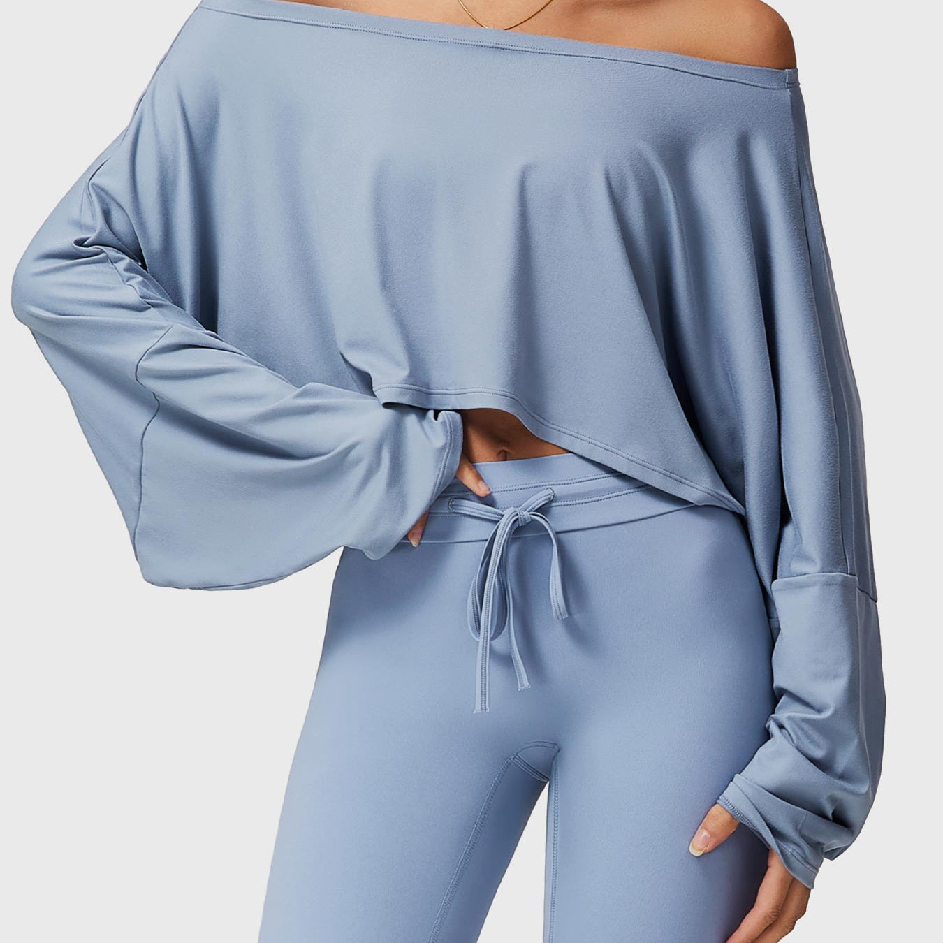 Yeoreo Alison Off Shoulder Dolman Long Sleeves