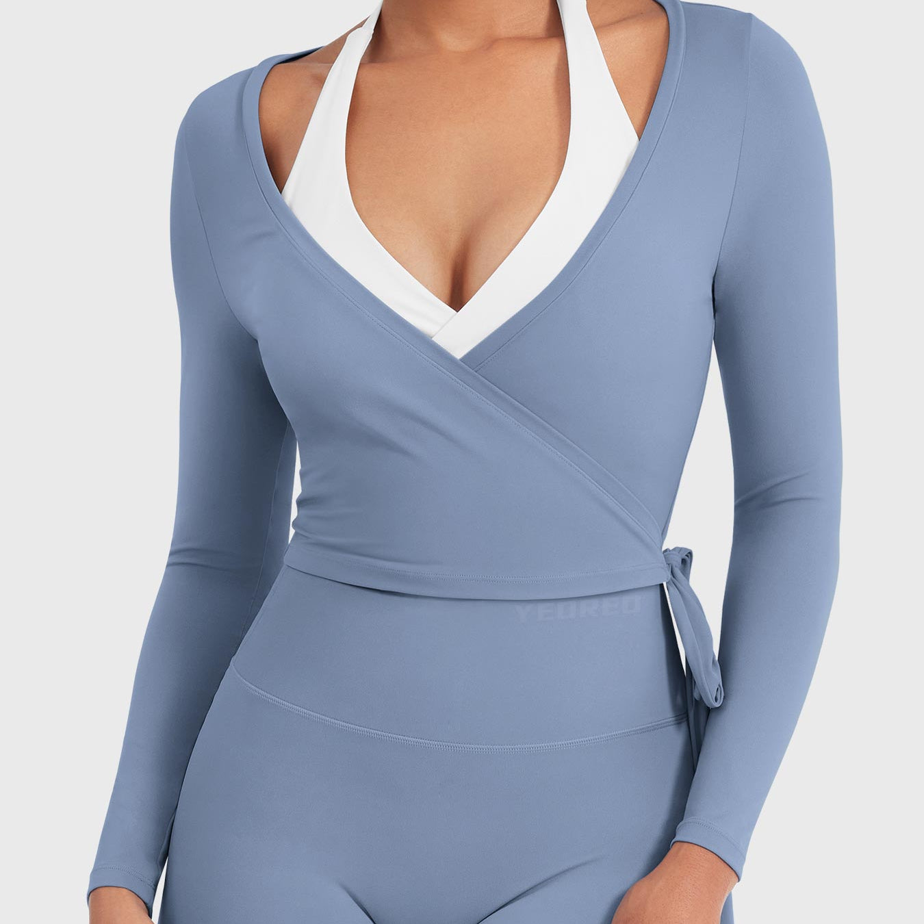 Yeoreo Michelie Long Sleeve Ballet Wrap Top