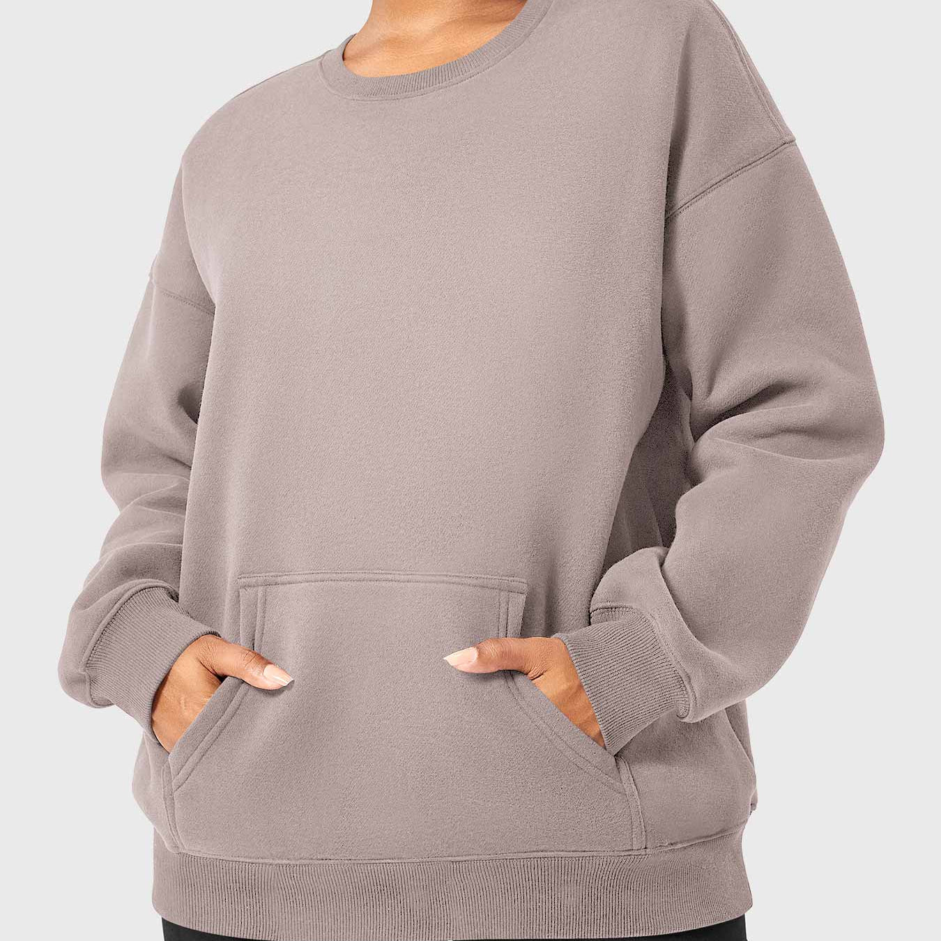 Yeoreo Jocely Oversized Fleece Sweatshirts