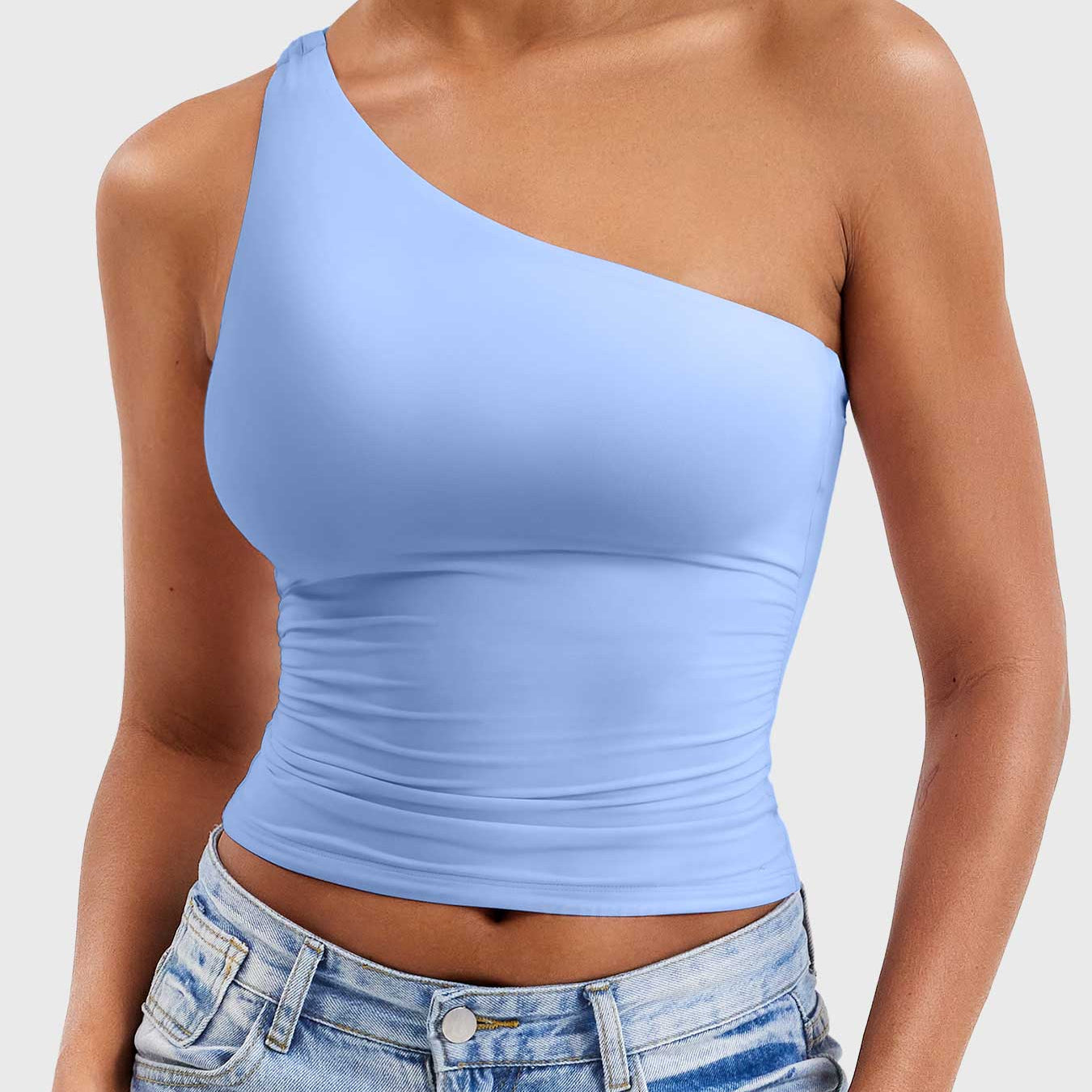 Yeoreo Fanciy One Shoulder Tank Top