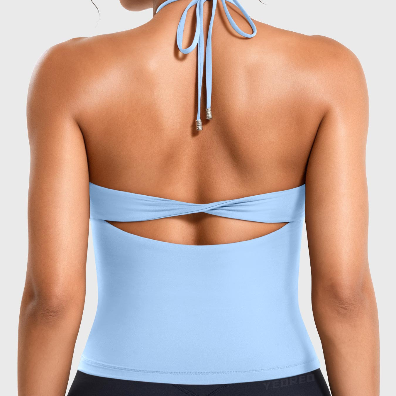 Yeoreo Vtina Halter Twist Back Tank