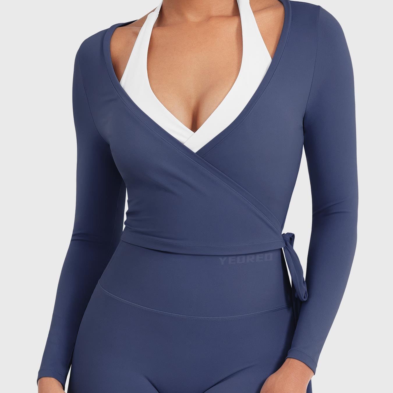 Yeoreo Michelie Long Sleeve Ballet Wrap Top