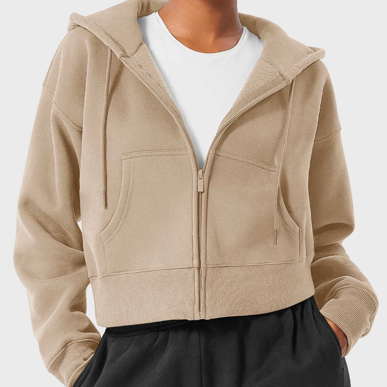 Yeoreo Katrine Zip Up Fleece Hoodies