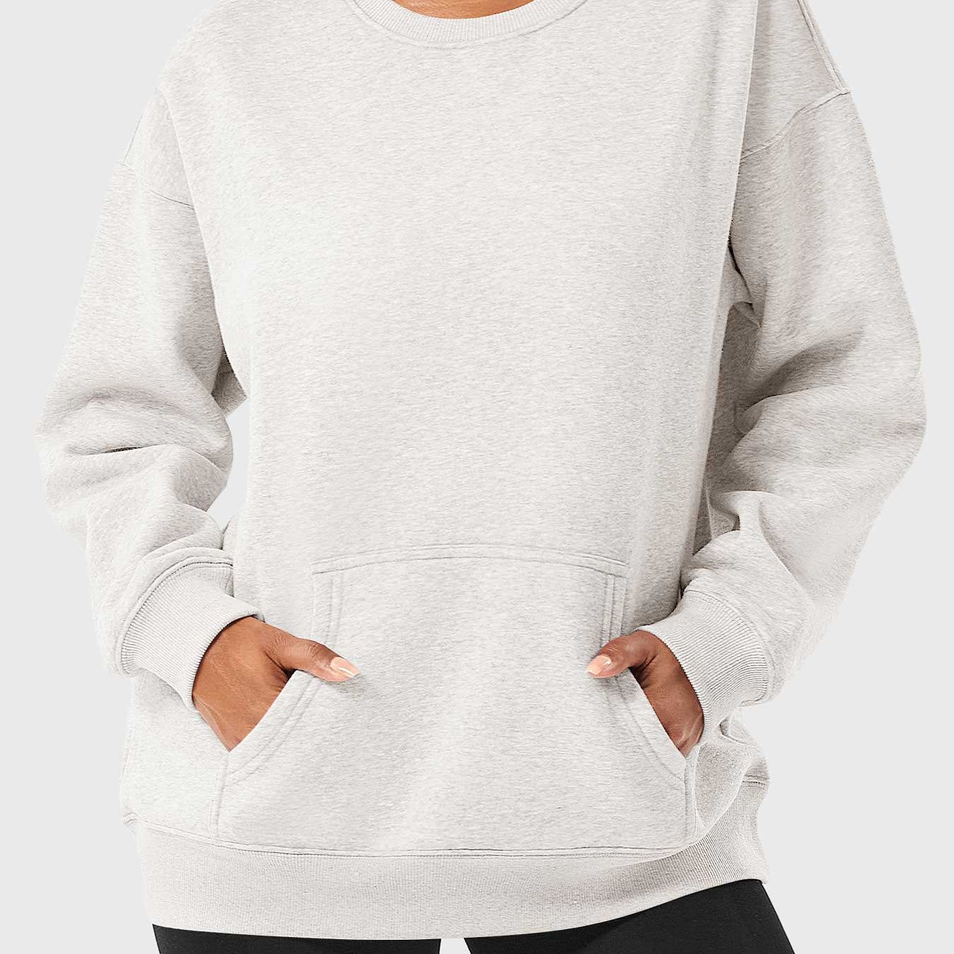 Yeoreo Jocely Oversized Fleece Sweatshirts