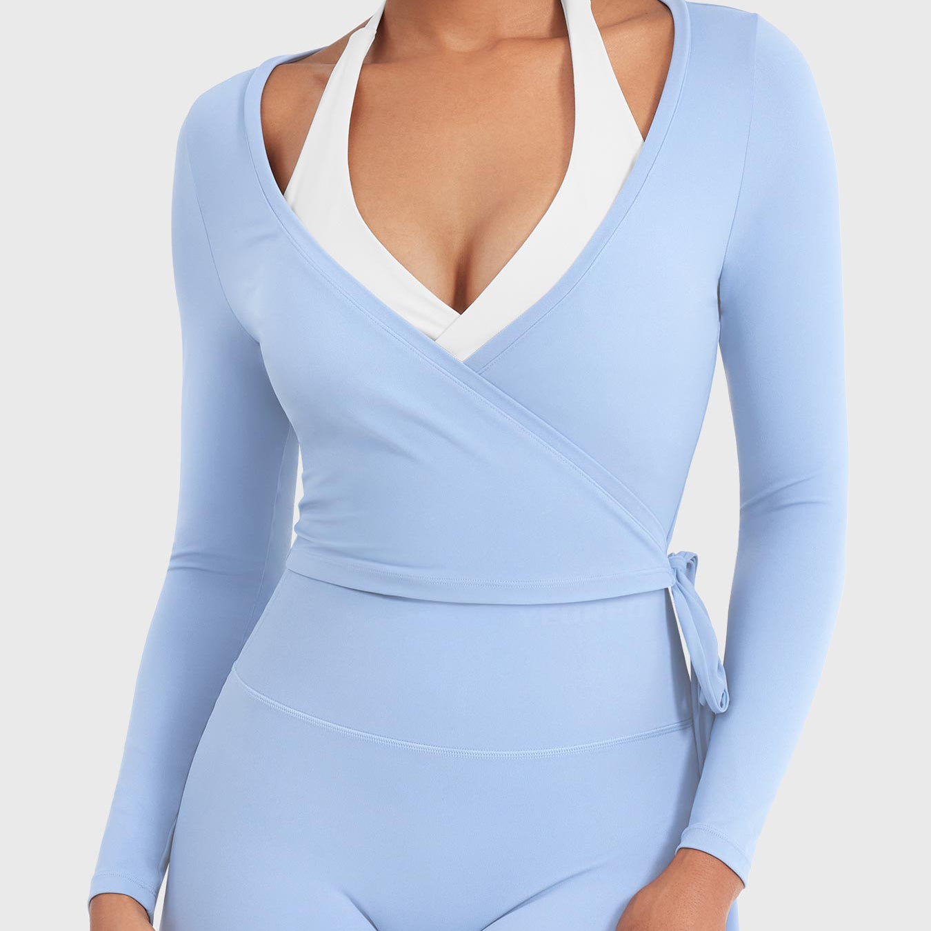 Yeoreo Michelie Long Sleeve Ballet Wrap Top