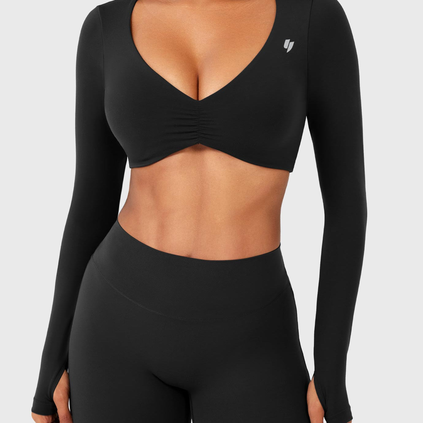 Yeoreo Agantha Ruched Long Sleeve Top