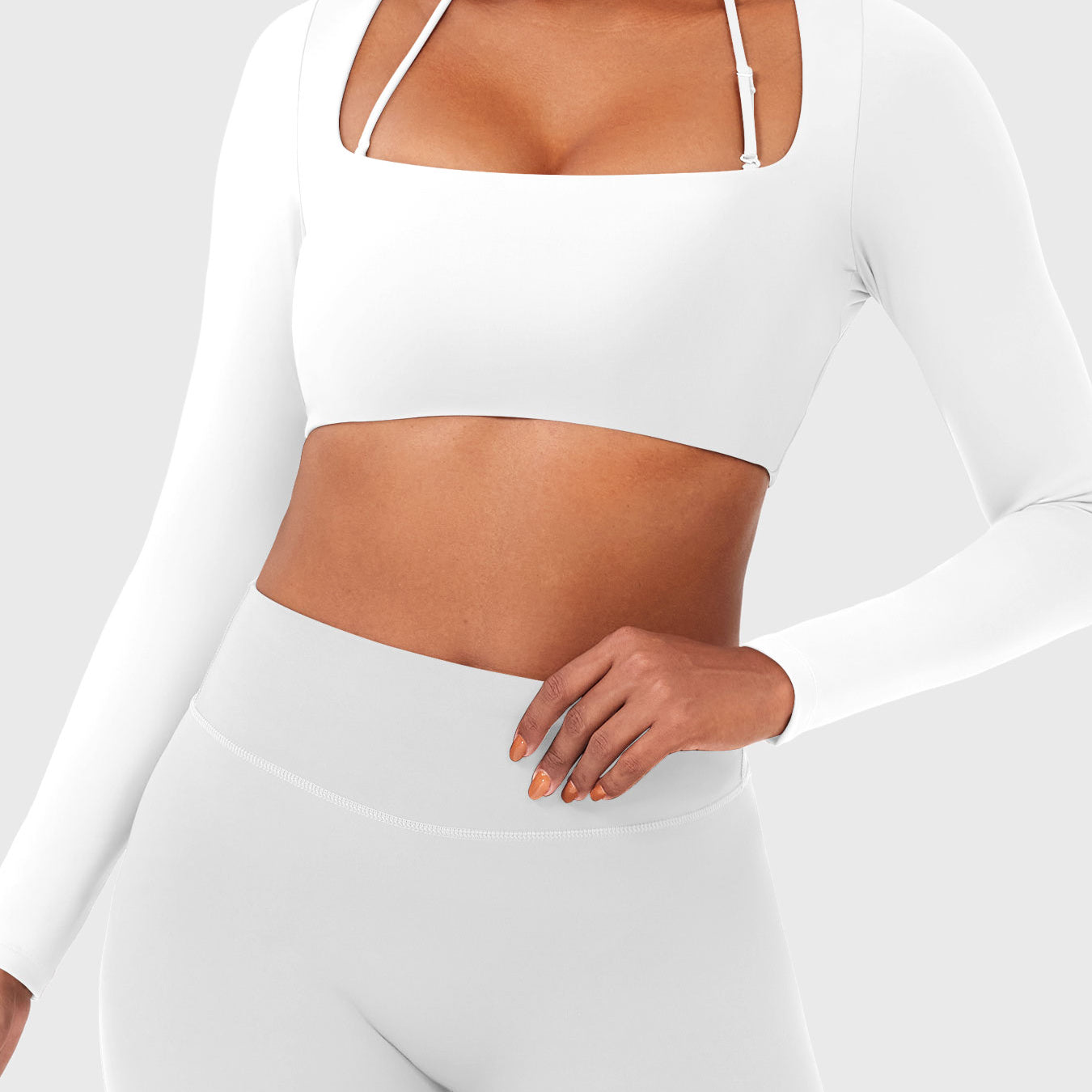 Yeoreo Violie Long Sleeve Crop Top