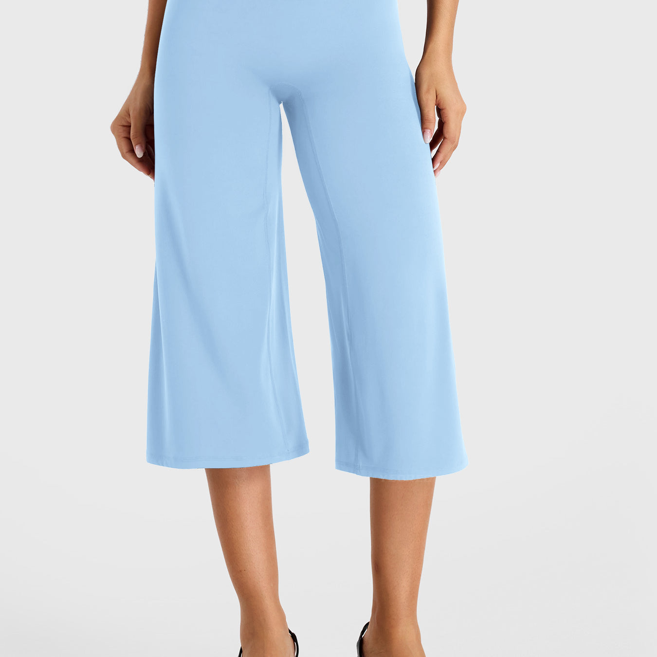 Yeoreo Samyer 21" Low Rise Wide Leg Capri Pants