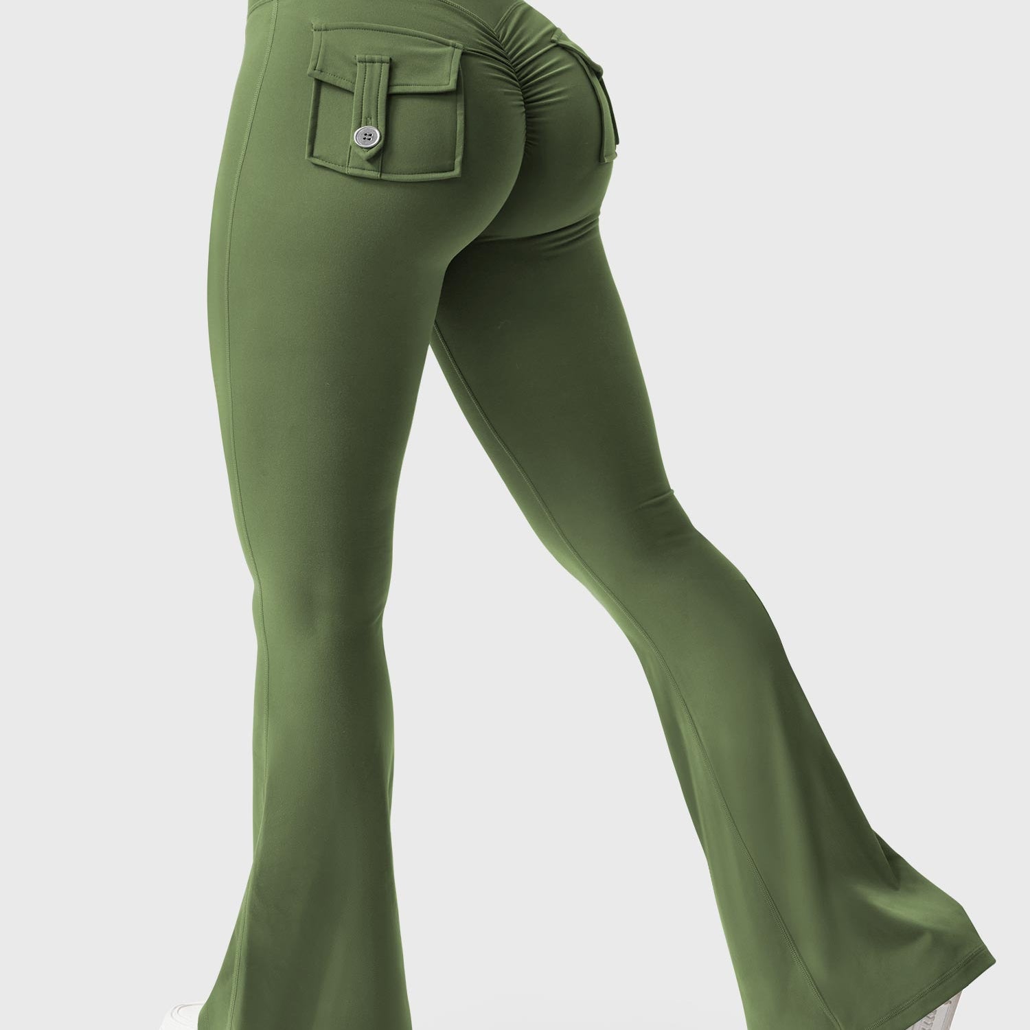 Yeoreo Brittany Flared Leggings with Pockets