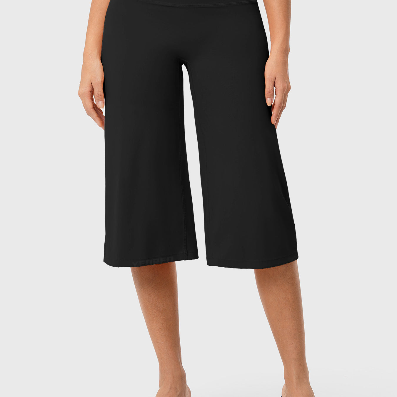 Yeoreo Nyree 21" Low Rise Wide Leg Capri Pants