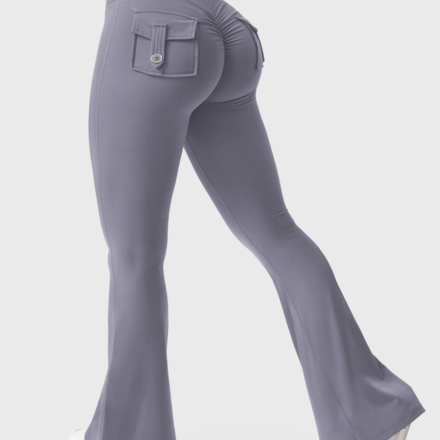 Yeoreo Brittany Flared Leggings with Pockets