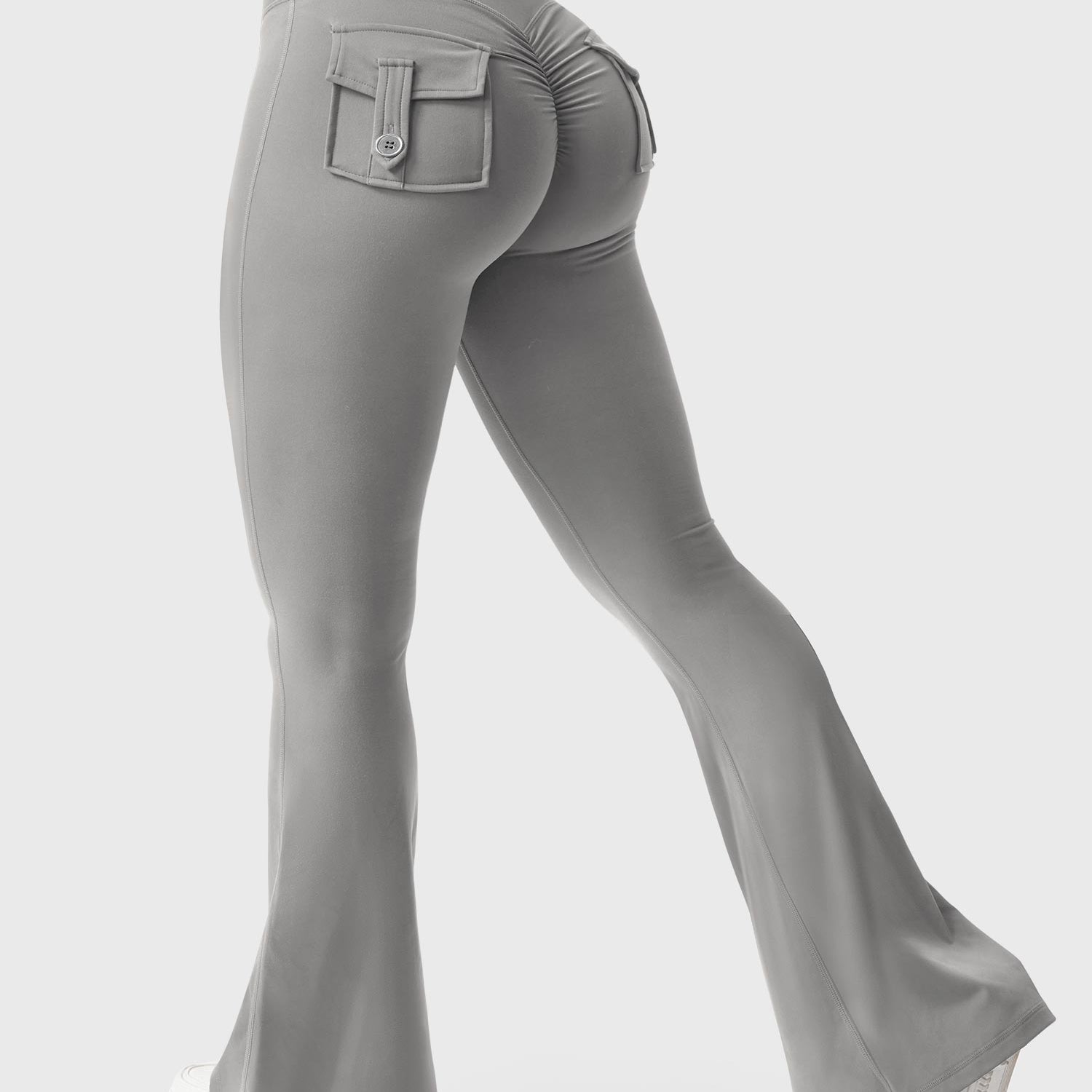 Yeoreo Brittany Flared Leggings with Pockets