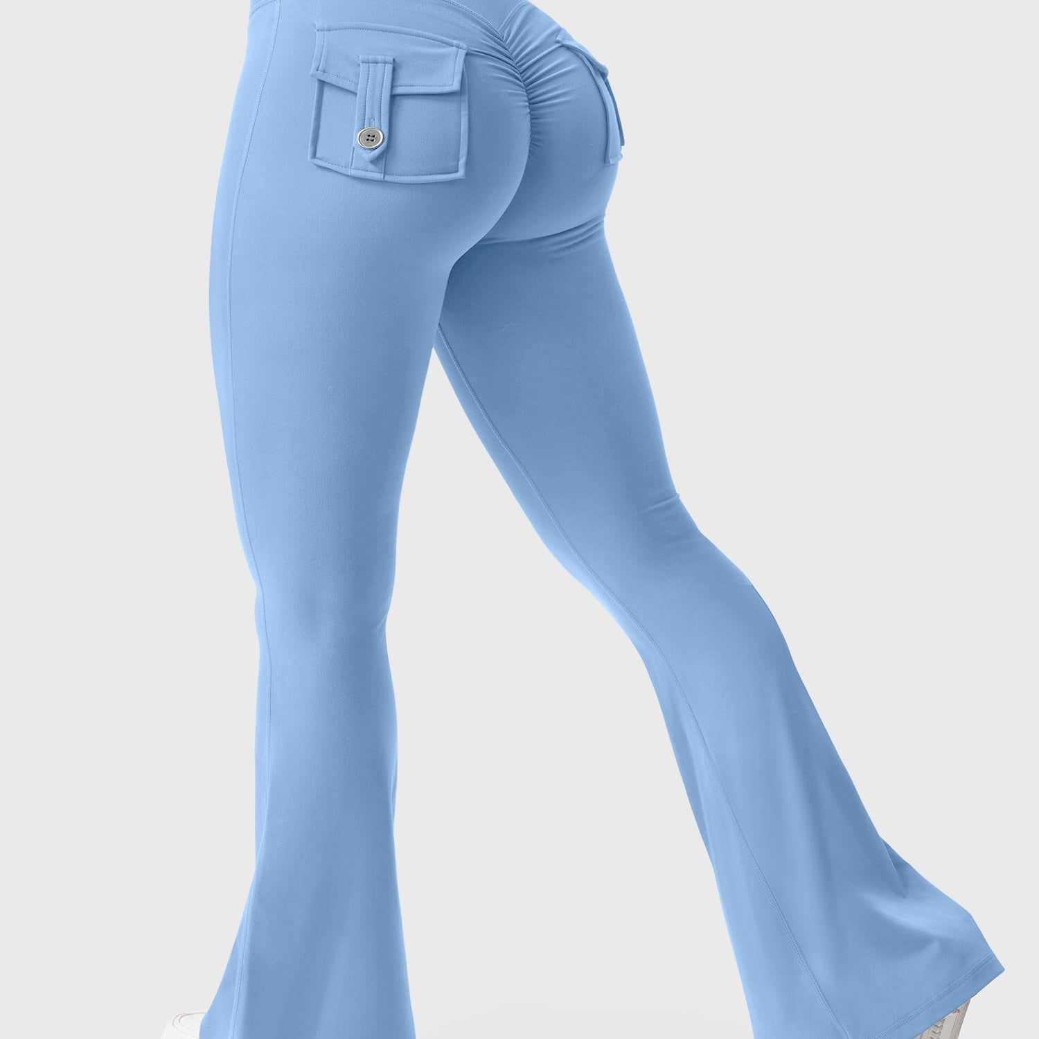 Yeoreo Brittany Flared Leggings with Pockets