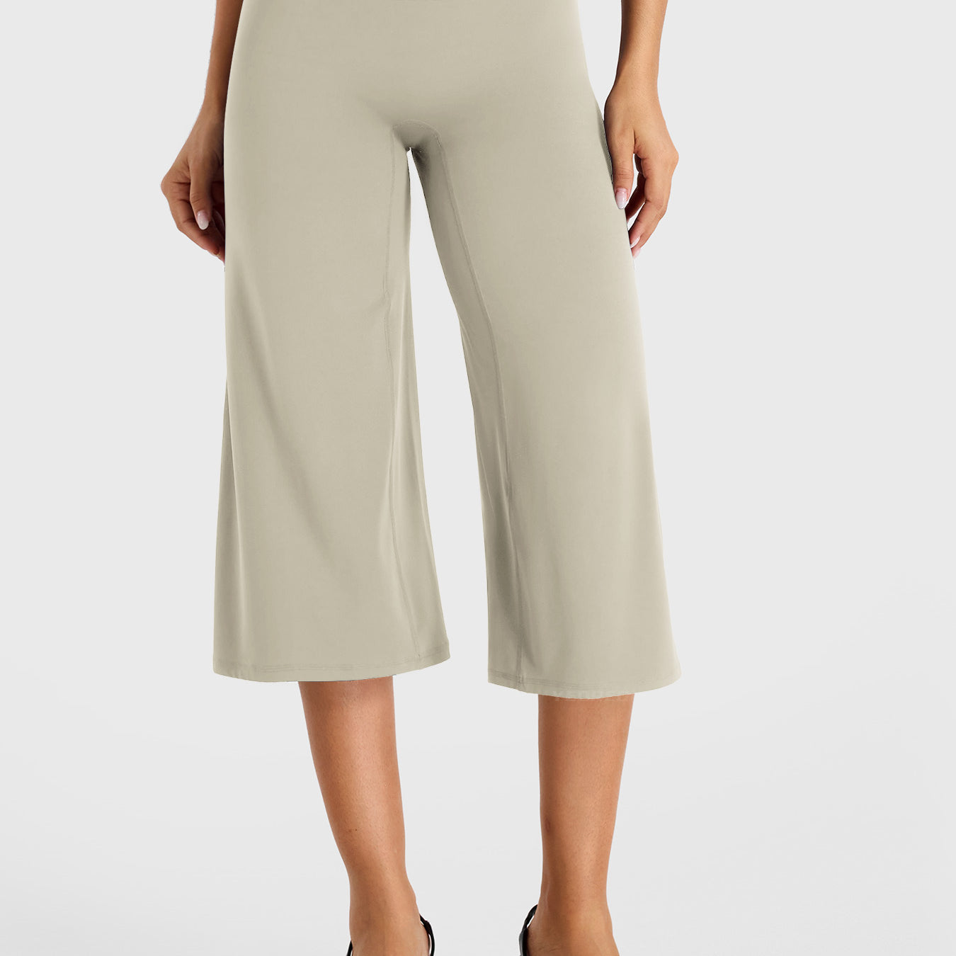 Yeoreo Samyer 21" Low Rise Wide Leg Capri Pants