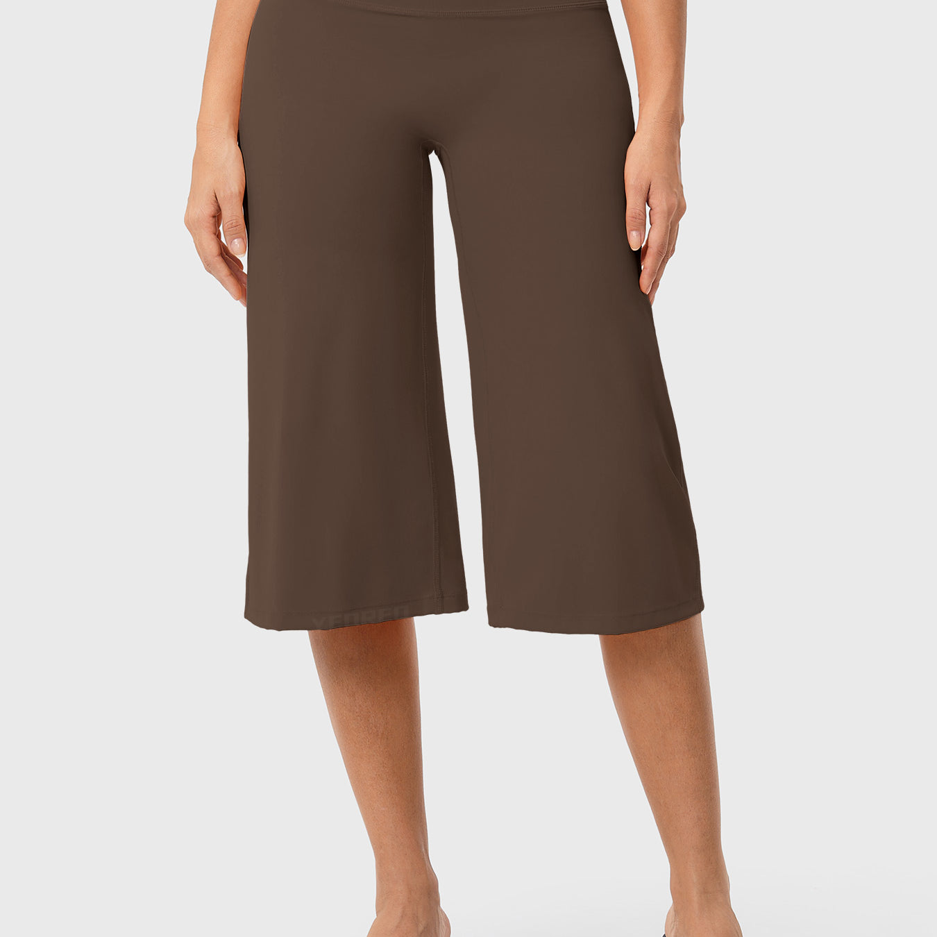 Yeoreo Nyree 21" Low Rise Wide Leg Capri Pants