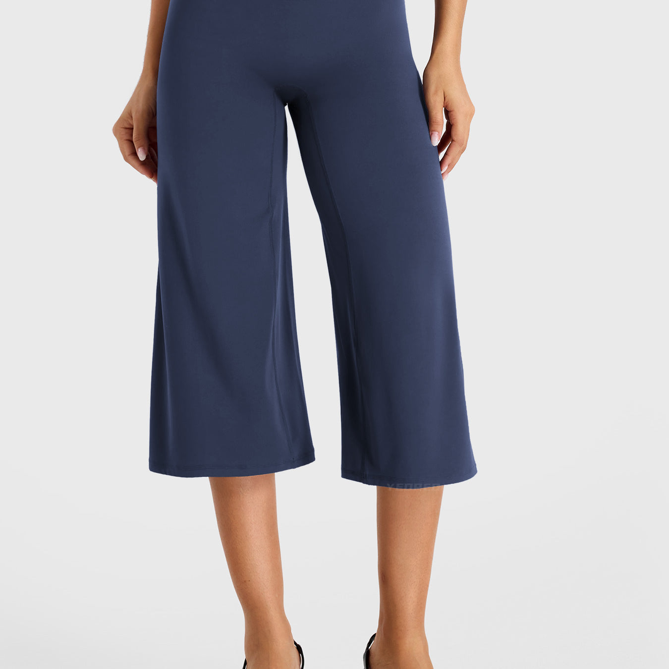 Yeoreo Samyer 21" Low Rise Wide Leg Capri Pants