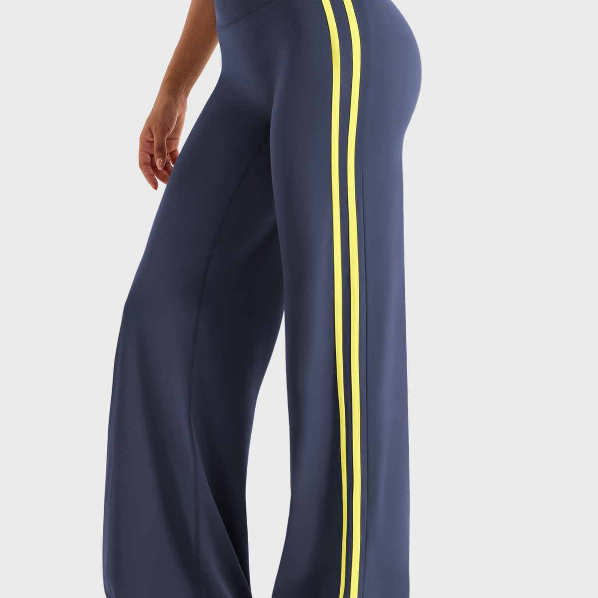 Yeoreo Ease Contrast Stripe Straight Leggings