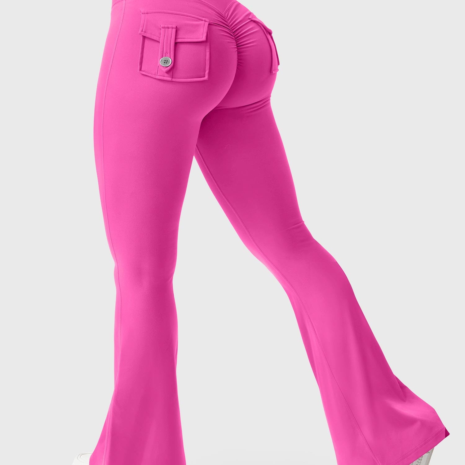 Yeoreo Brittany Flared Leggings with Pockets