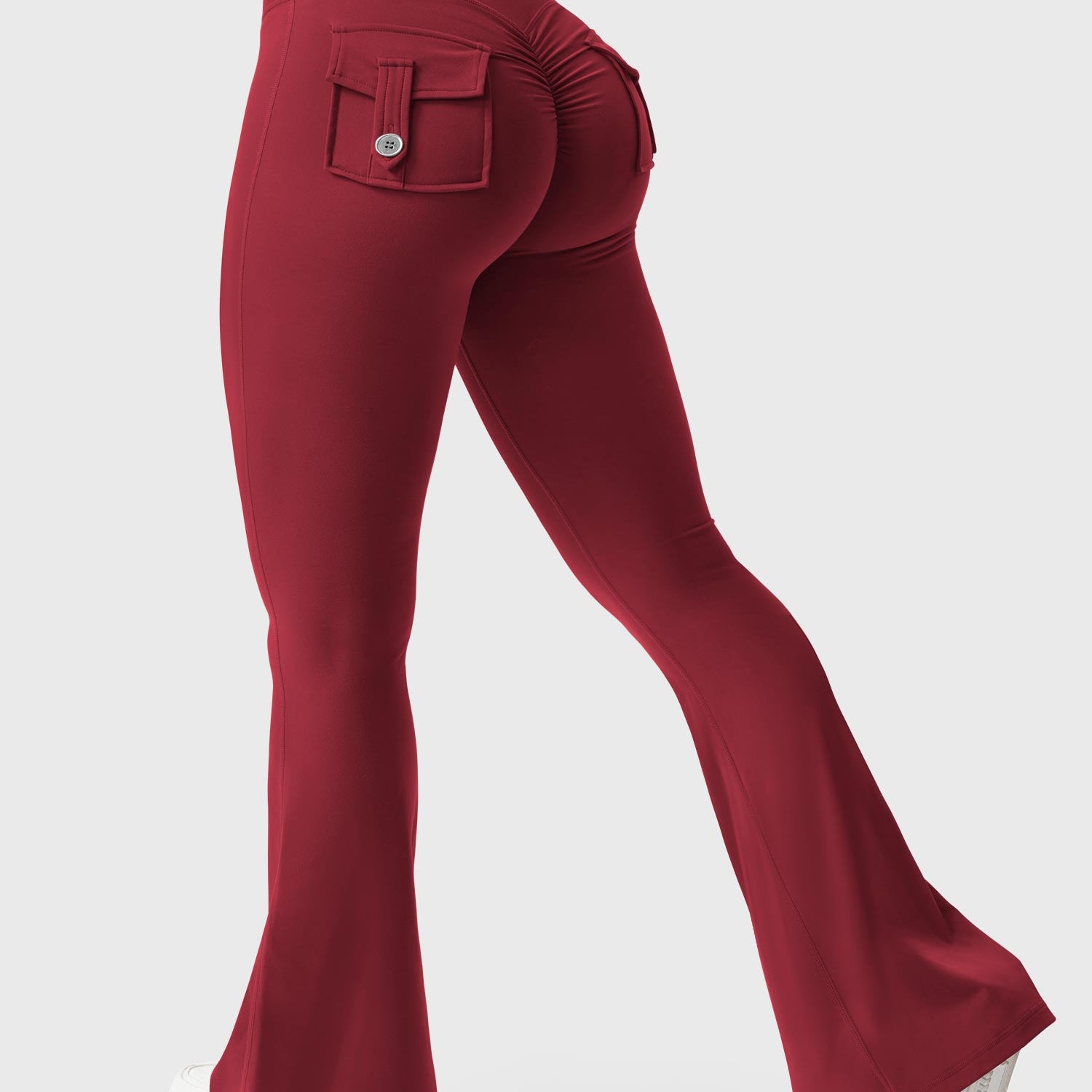 Yeoreo Brittany Flared Leggings with Pockets