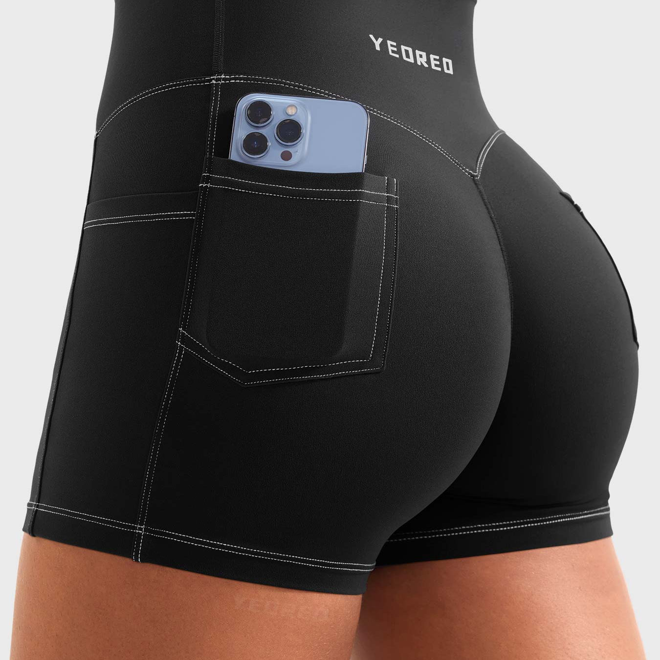 Yeoreo Bernicy 3.6" Faux Denim Shorts