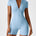 Yeoreo Short Sleeve Zipper Romper