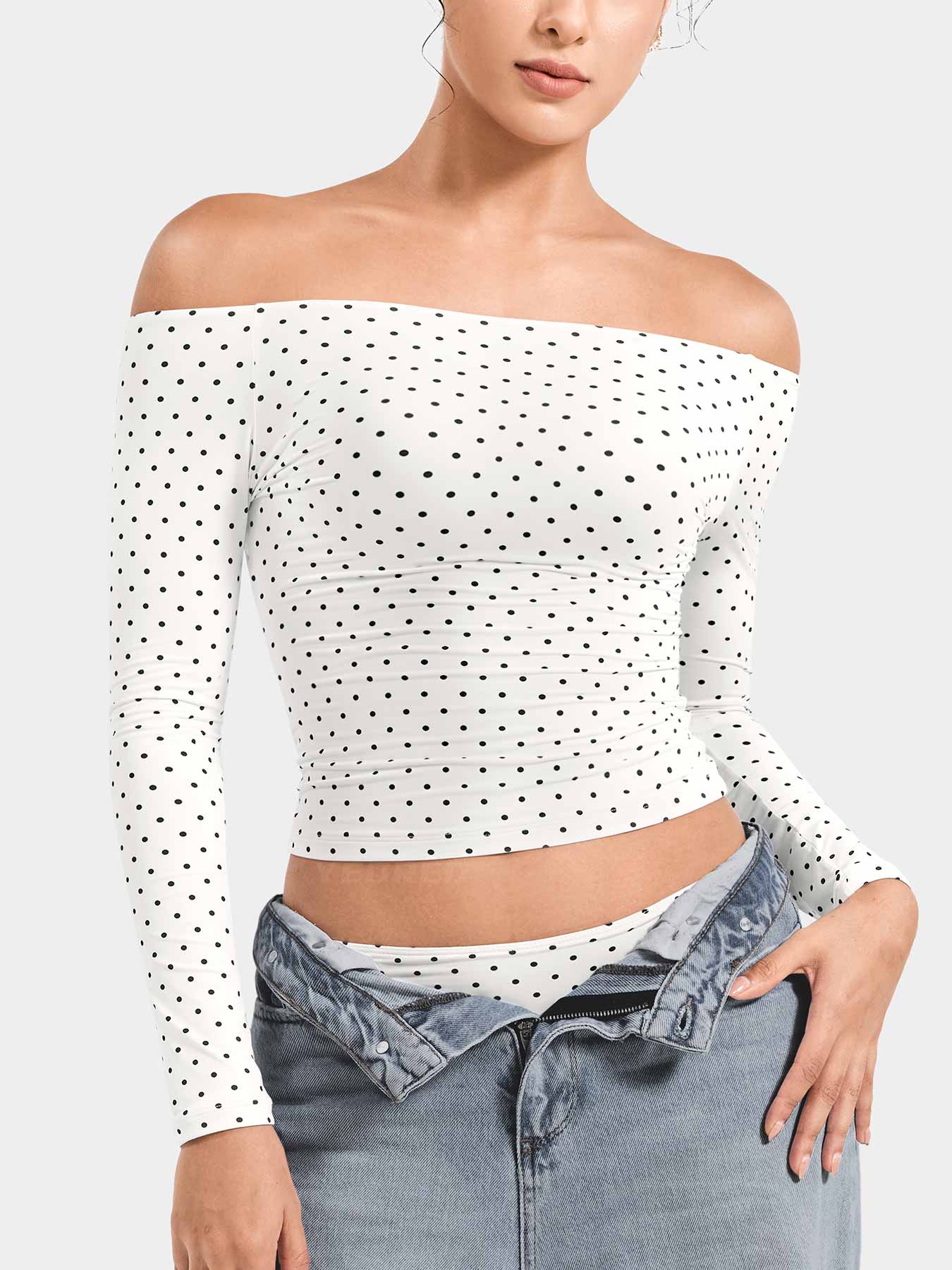 Blusa con hombros descubiertos Luzlie de Yeoreo 