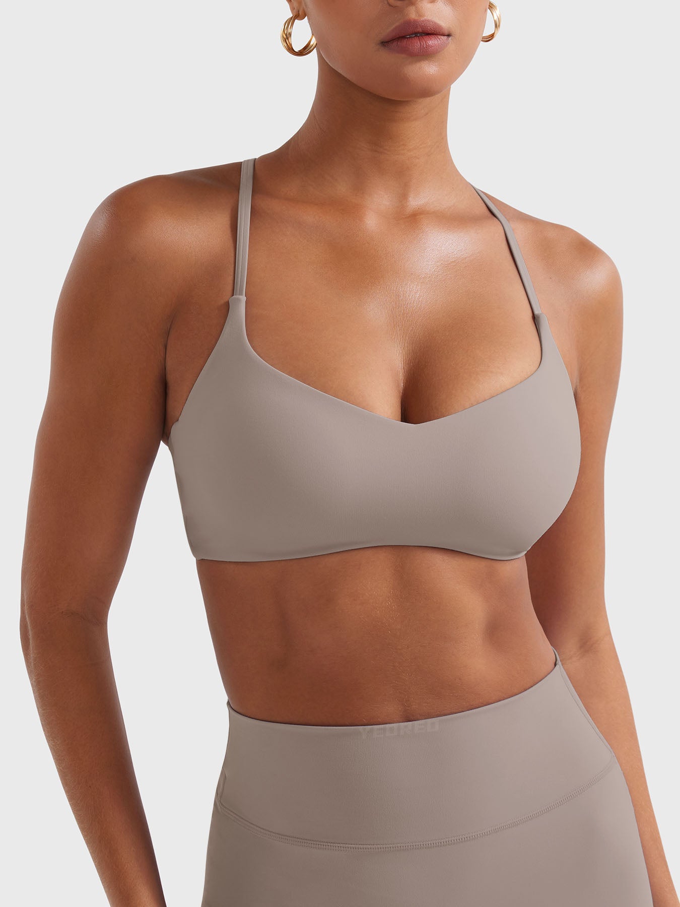 Yeoreo Paisely Y‑Back Sports Bra